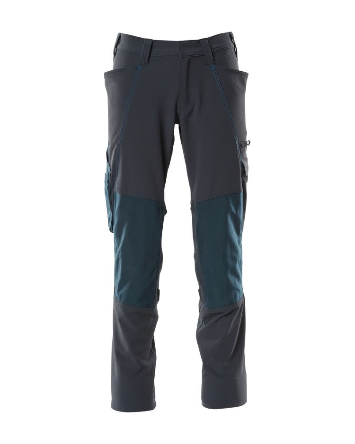MASCOT Accelerate Hose mit Knietaschen in Schwarzblau – Vorderansicht