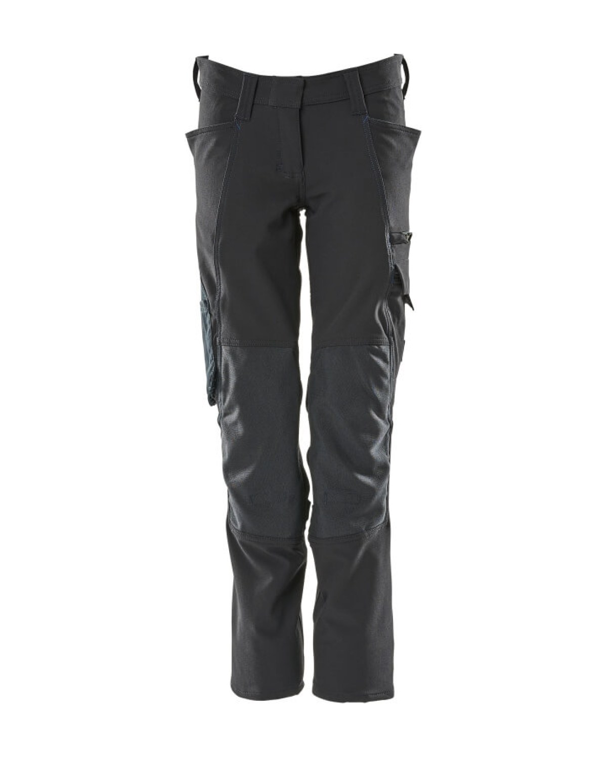 MASCOT Accelerate Hose mit Knietaschen (Damen) in Schwarzblau – Vorderansicht