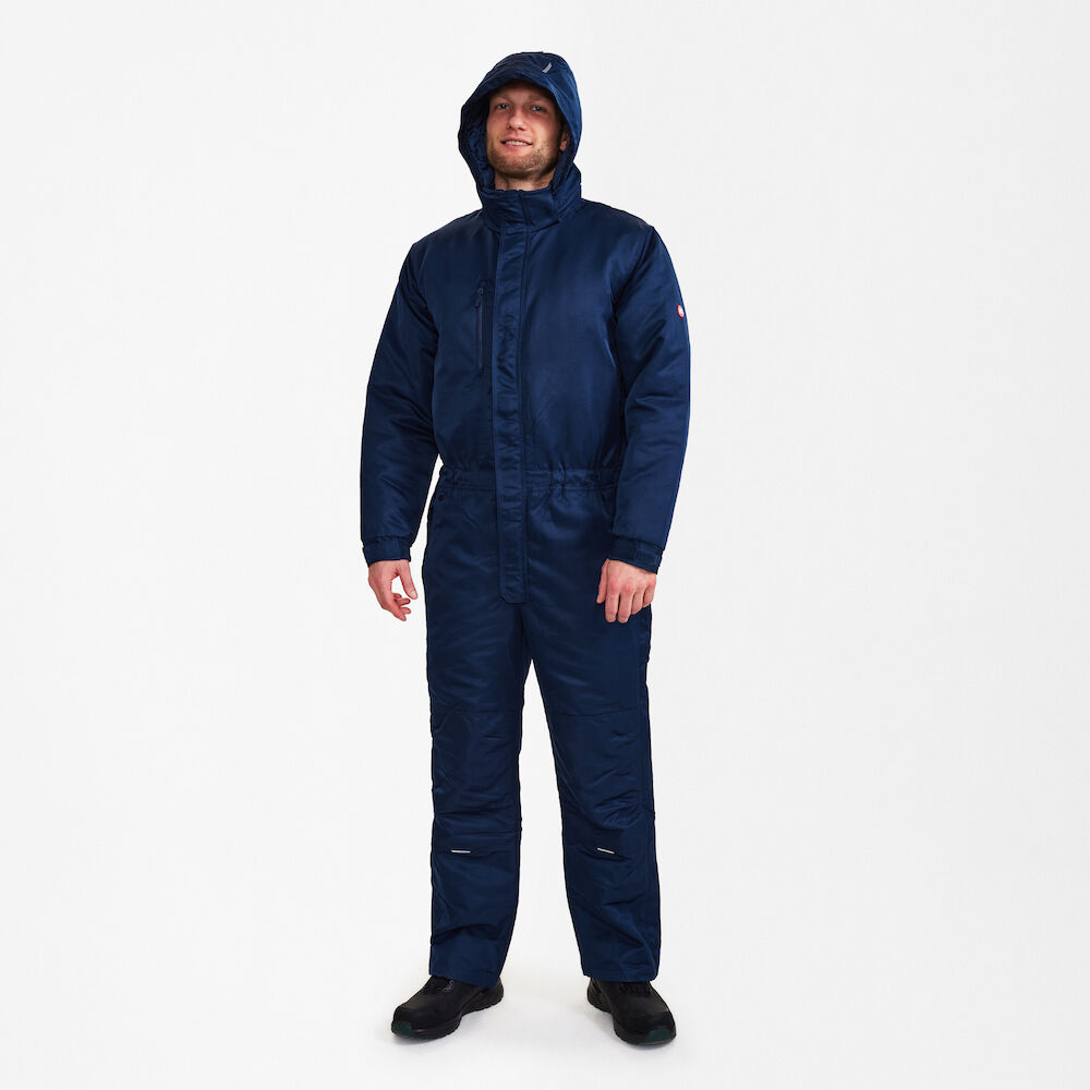 ENGEL Extend 4204-935 Winteroverall in Blue Ink – Modellansicht