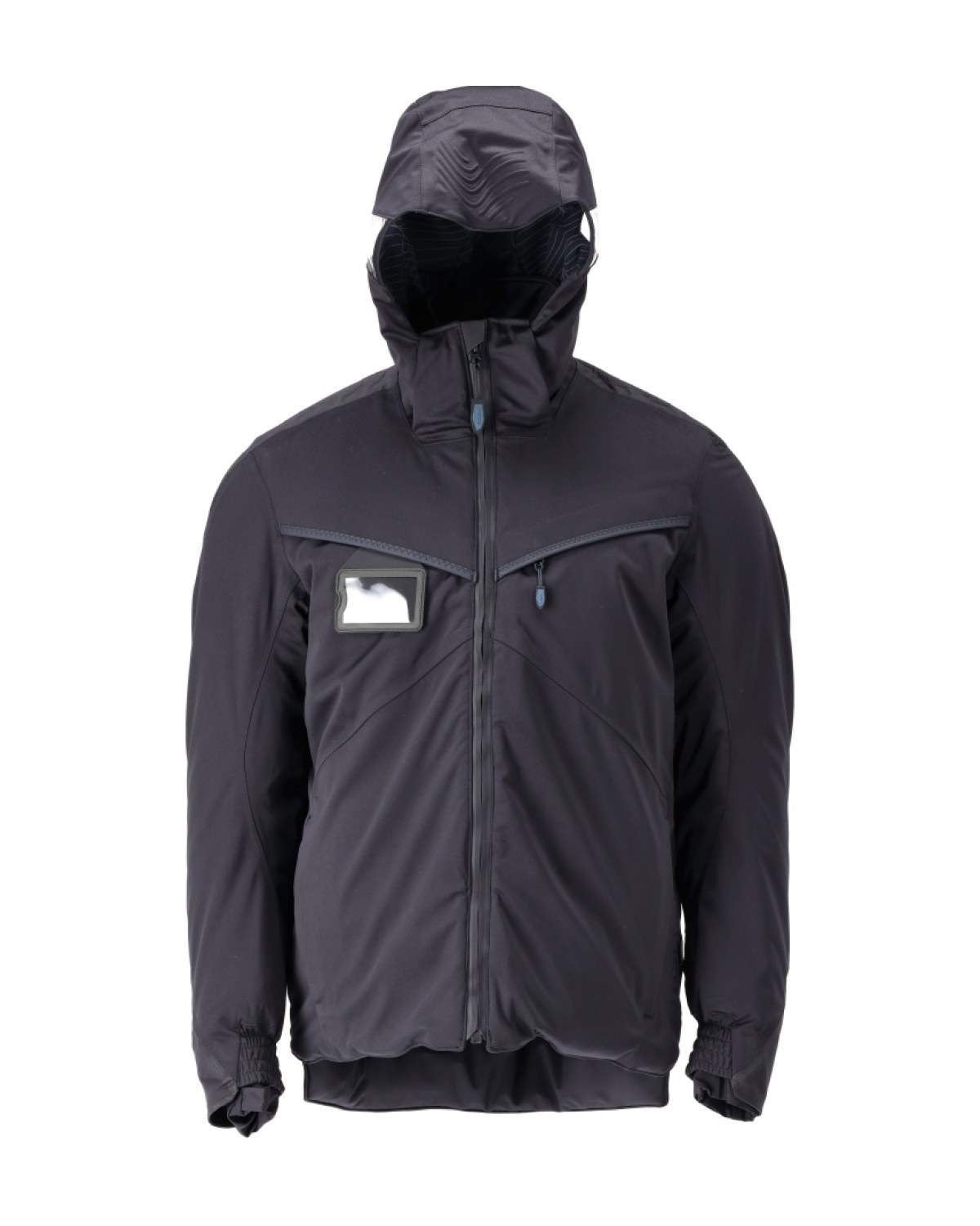MASCOT Customized Winterjacke in Schwarzblau – Vorderansicht