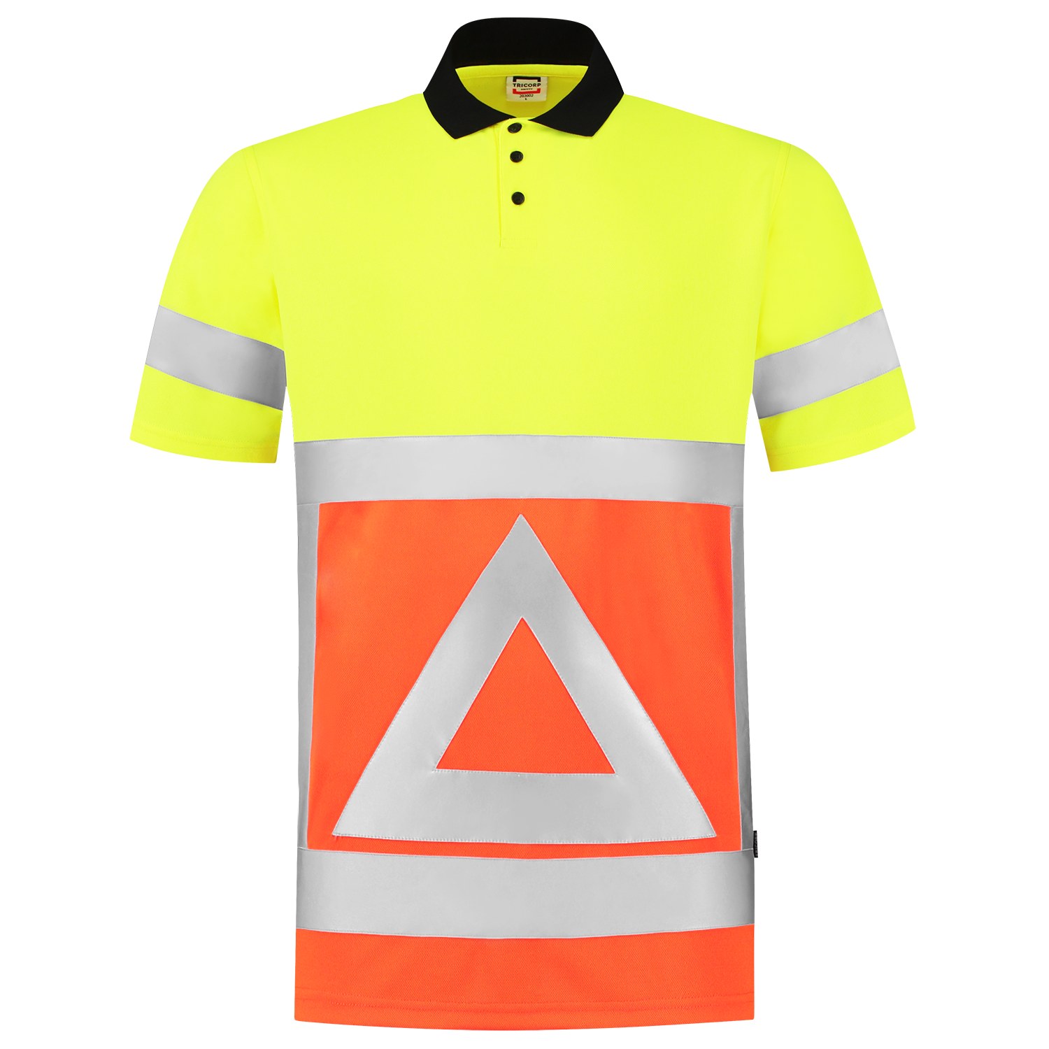 TRICORP Poloshirt Verkehrsregler in Orange-Yellow – Vorderansicht