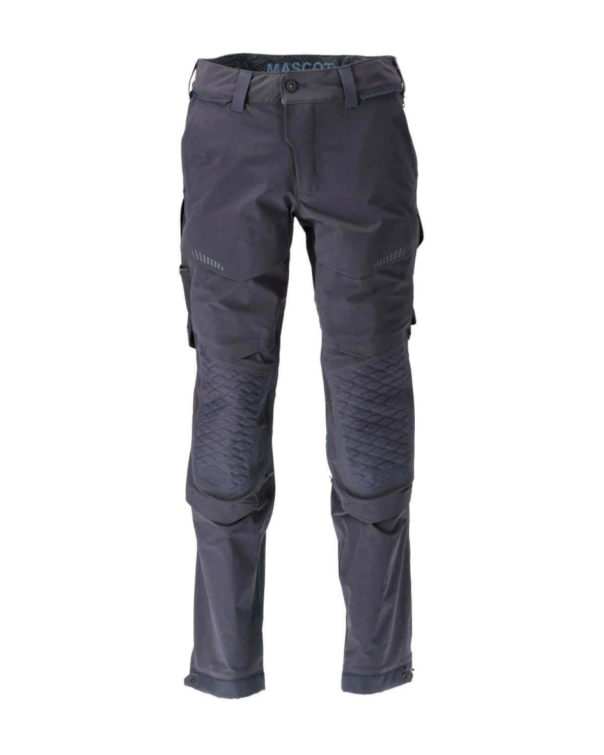 MASCOT Customized Hose mit Knietaschen in Schwarzblau – Vorderansicht