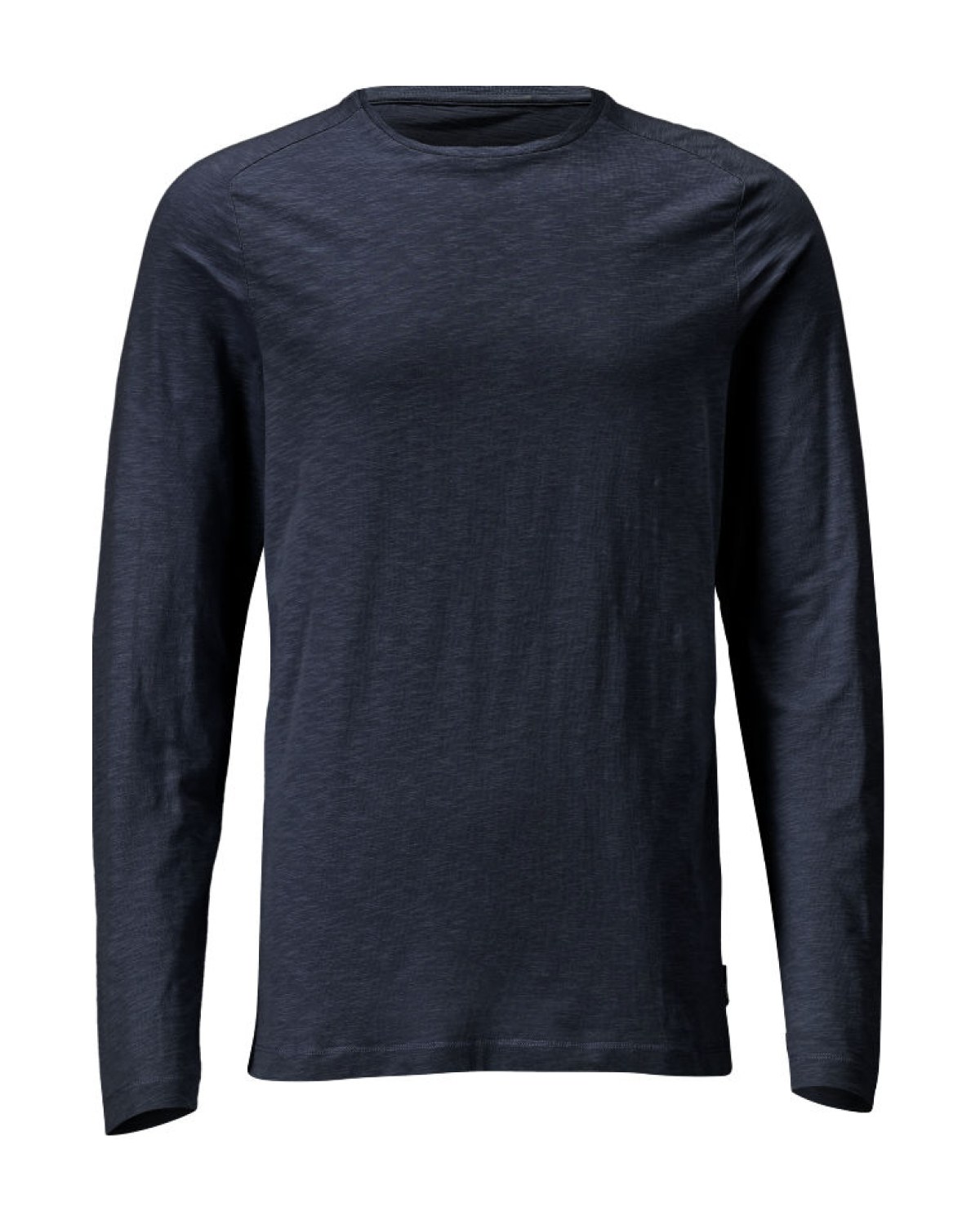 MASCOT Customized Langarmshirt in Schwarzblau – Vorderansicht