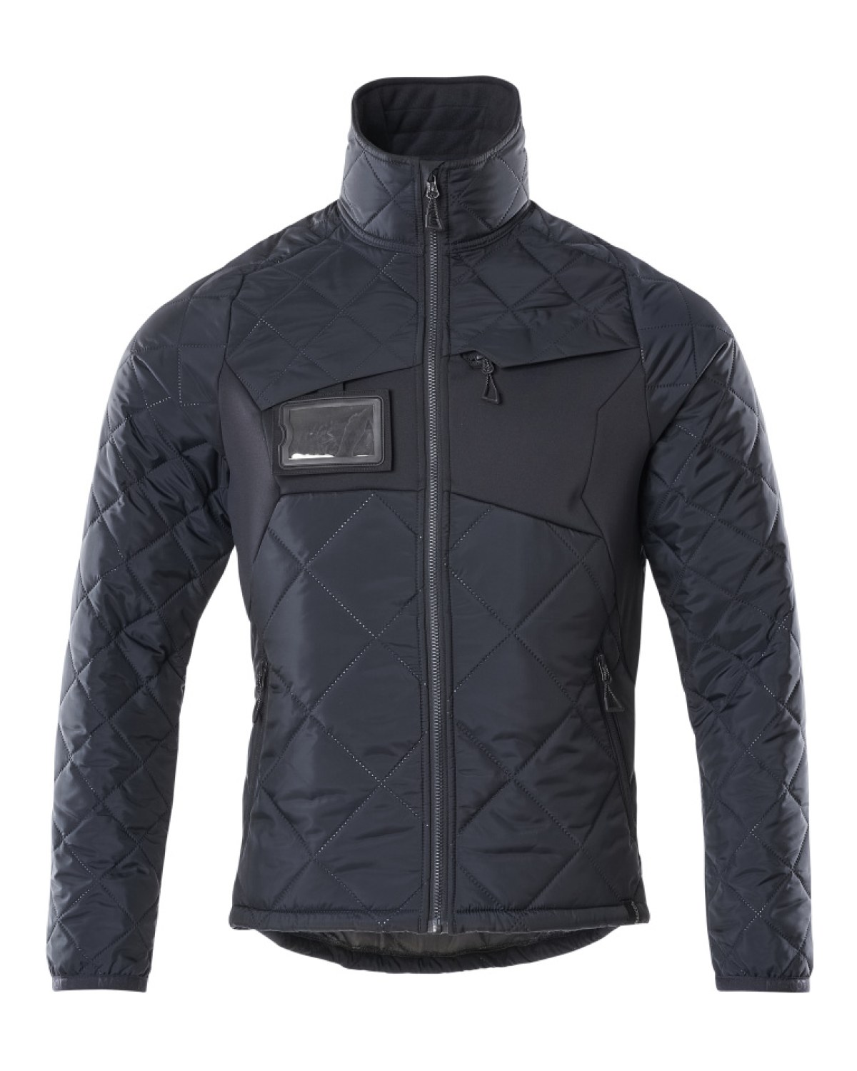 MASCOT Accelerate Thermojacke in Schwarzblau Meliert – Vorderansicht