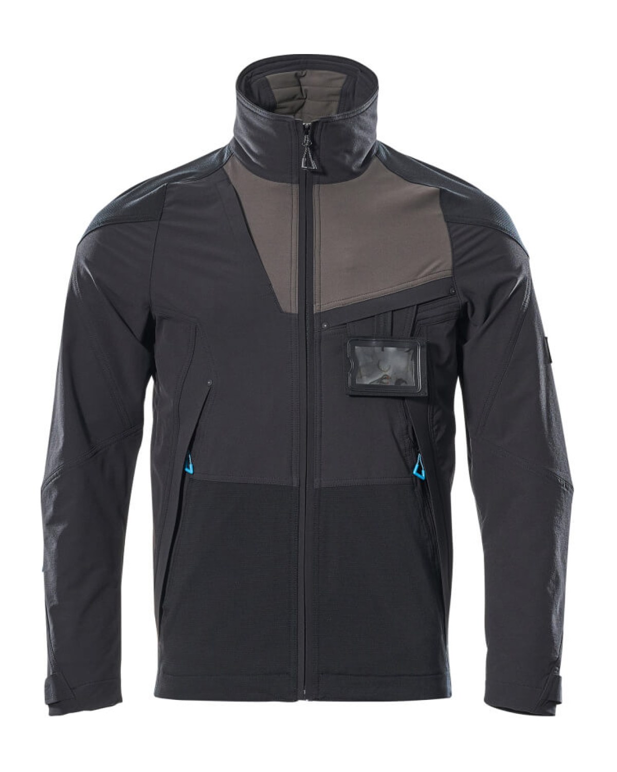 MASCOT Advanced Jacke in Schwarz/Dunkelanthrazit – Vorderansicht