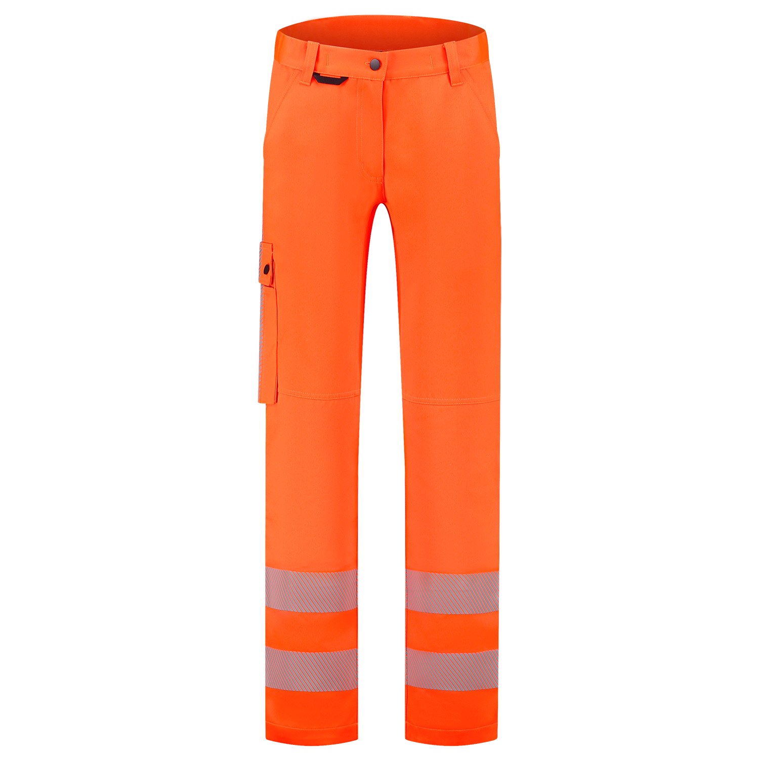 TRICORP Arbeitshose Twill Stretch Damen Revisible in Fluororange – Vorderansicht