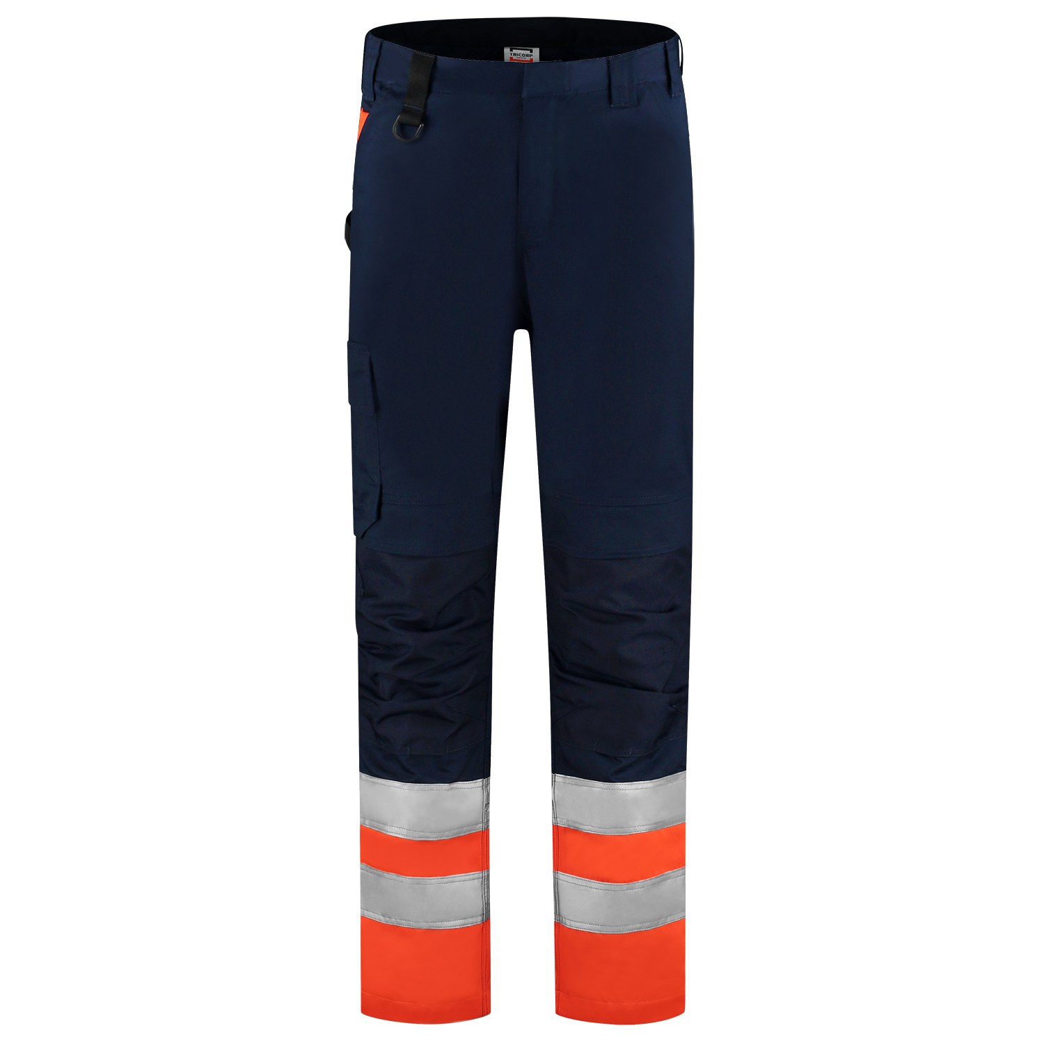 TRICORP Warnschutz Arbeitshose in Ink-Fluororange – Vorderansicht