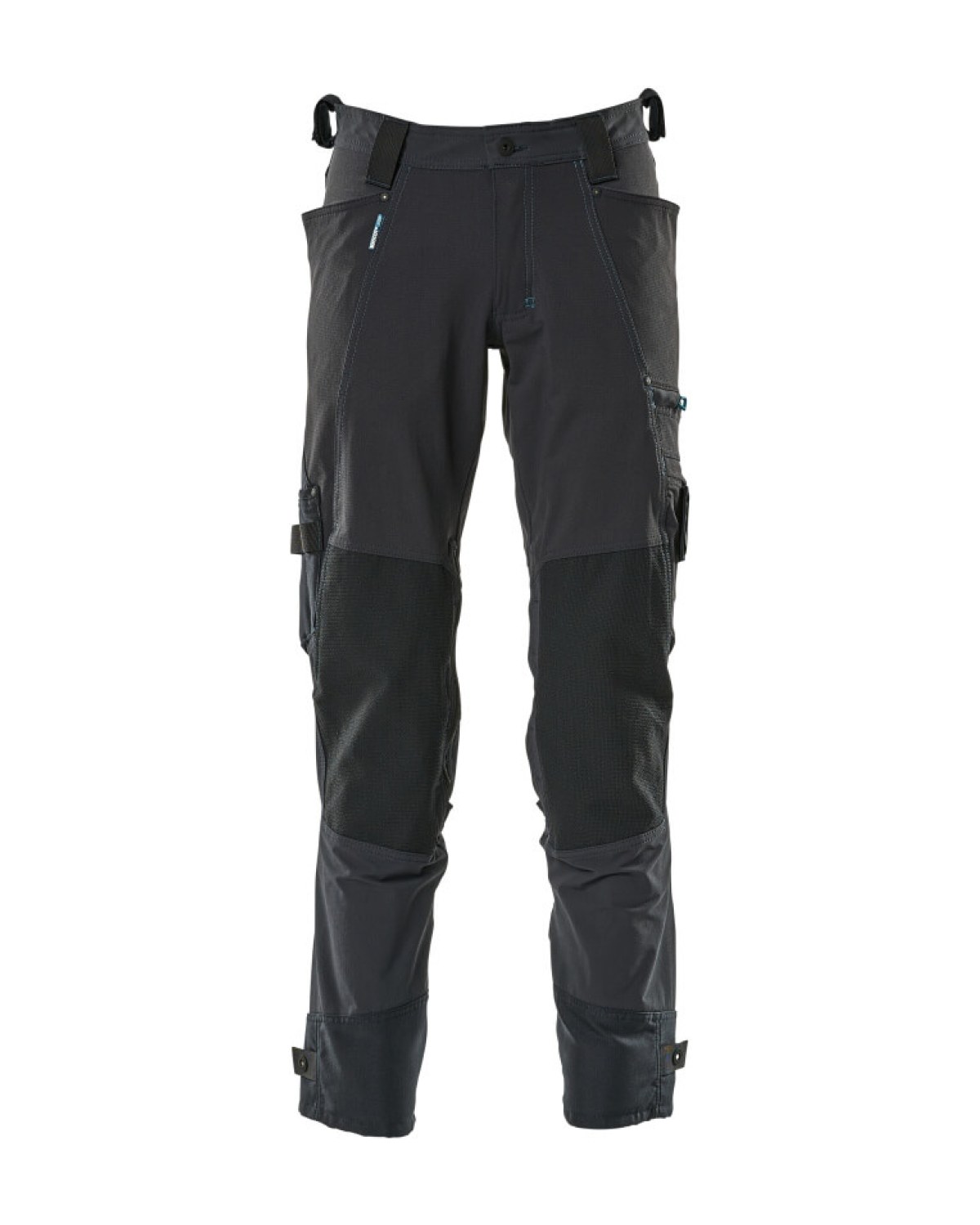 MASCOT Advanced Hose mit Knietaschen in Schwarzblau – Vorderansicht