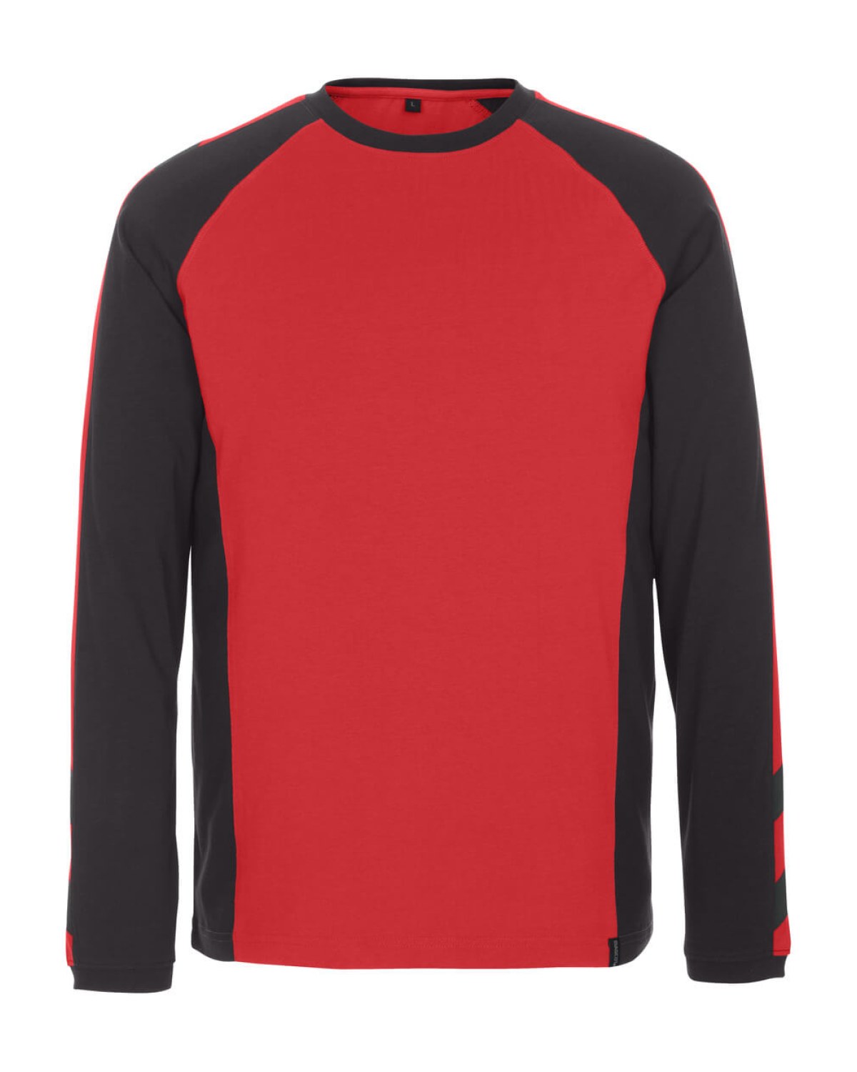 MASCOT Bielefeld Langarmshirt in Rot/Schwarz – Vorderansicht