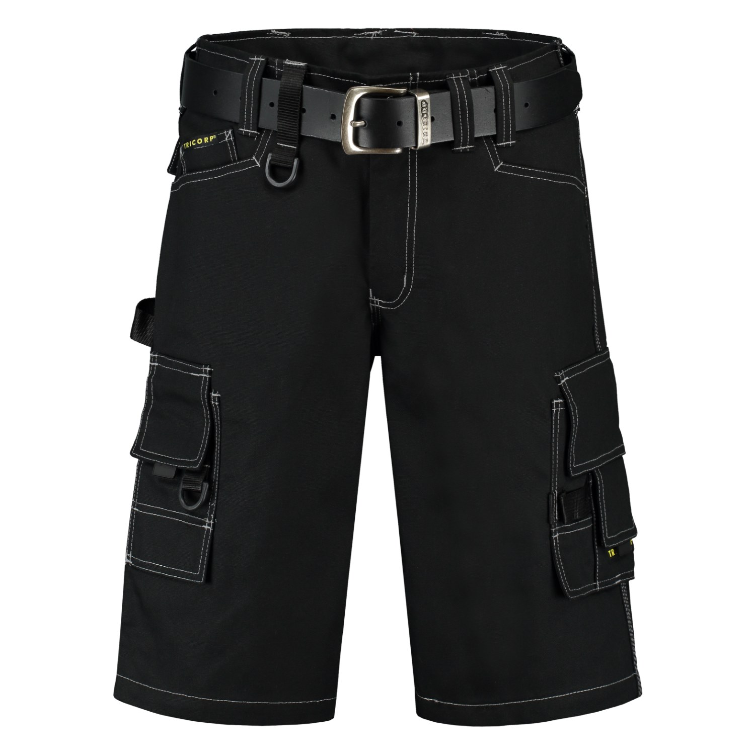 TRICORP Arbeitshose Canvas Shorts in Black – Vorderansicht