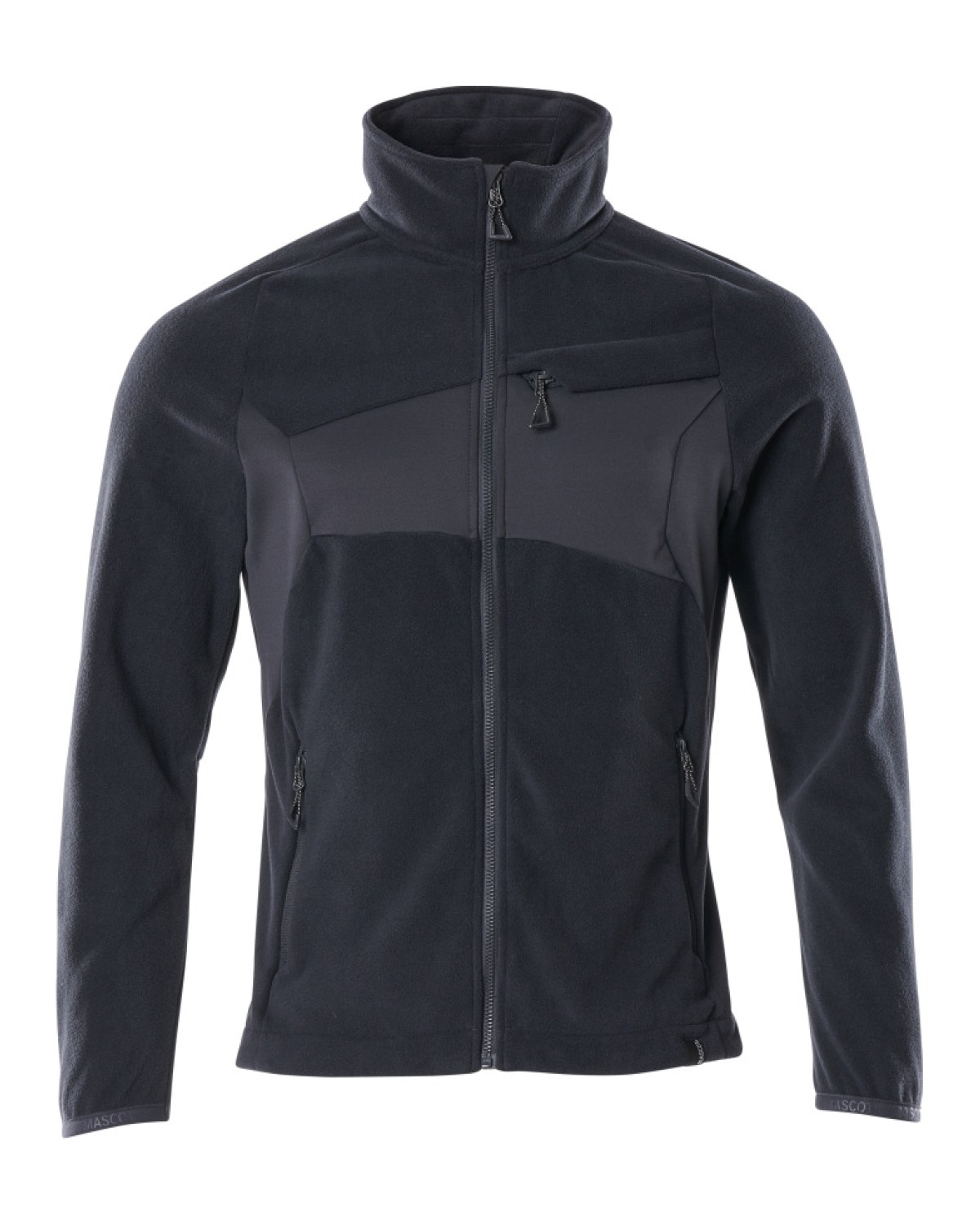 MASCOT Accelerate Fleecejacke in Schwarzblau – Vorderansicht