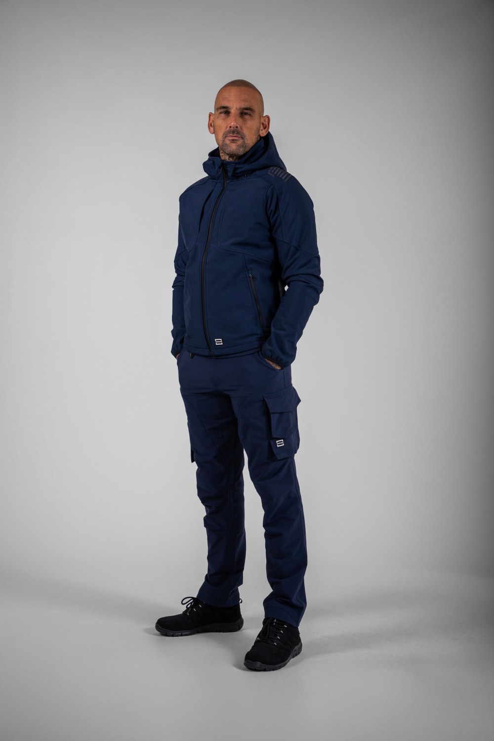 TRICORP Winter Softshelljacke Kapuze Redefined in Ink – Modellansicht