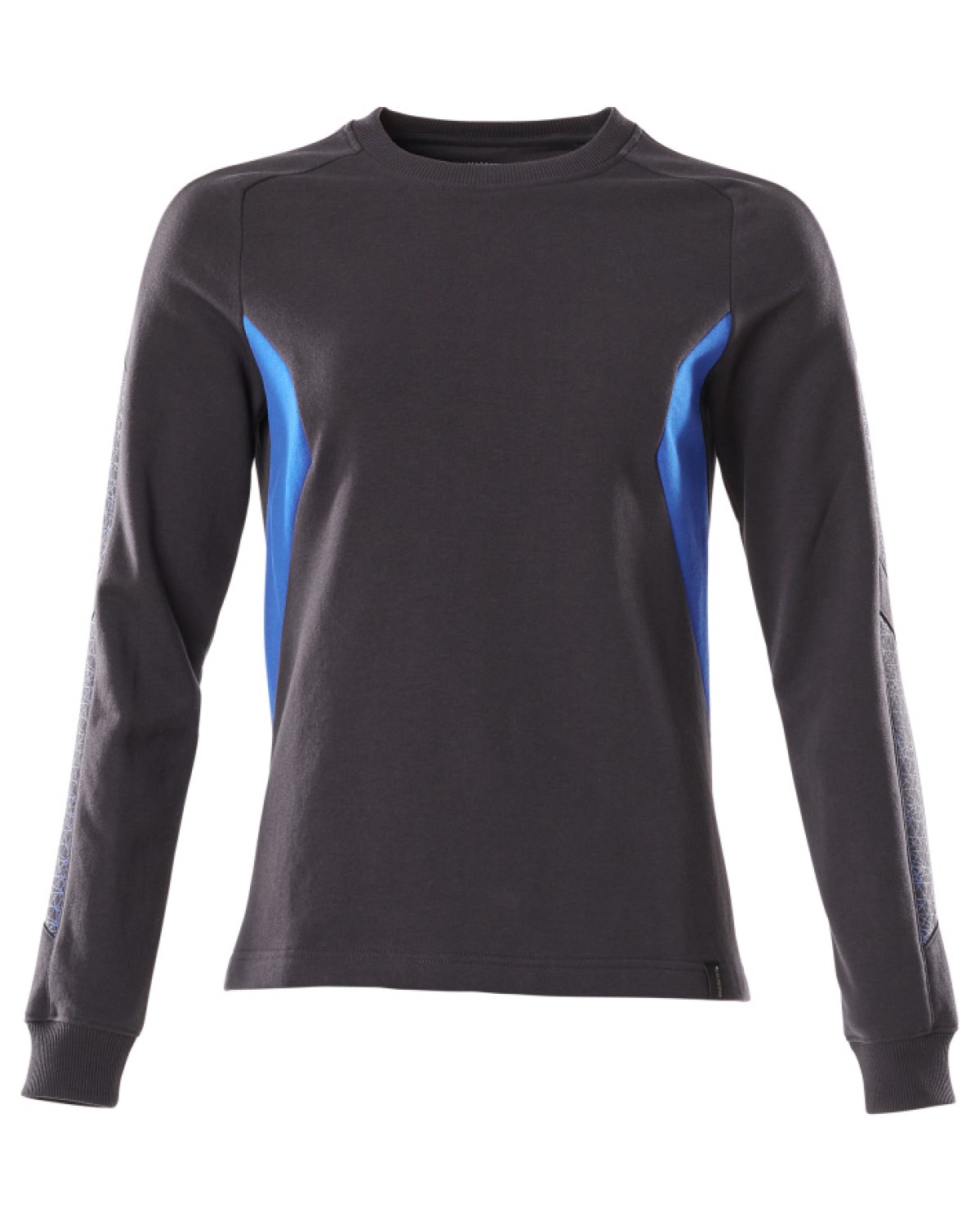 MASCOT Accelerate Sweatshirt (Damen) in Schwarzblau/Azurblau – Vorderansicht