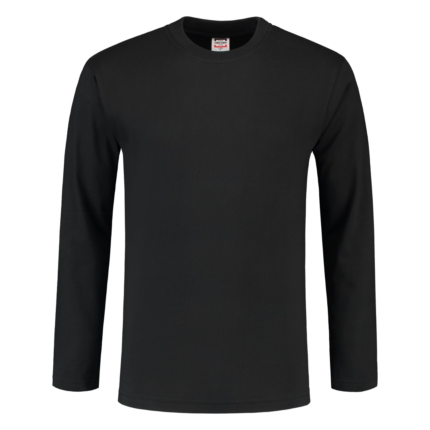 TRICORP T-Shirt Langarm in Black – Vorderansicht