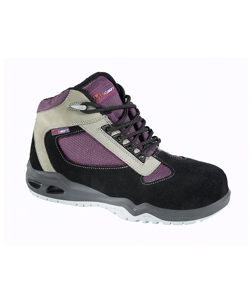 MTS Lucie Mid Flex S3 Damen in Schwarz – Vorderansicht