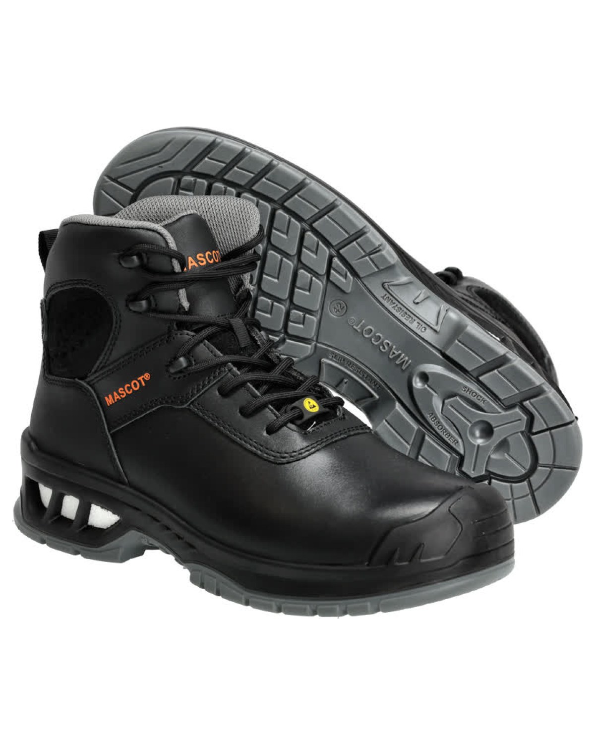 MASCOT Energy Sicherheitsstiefel in Schwarz – Vorderansicht