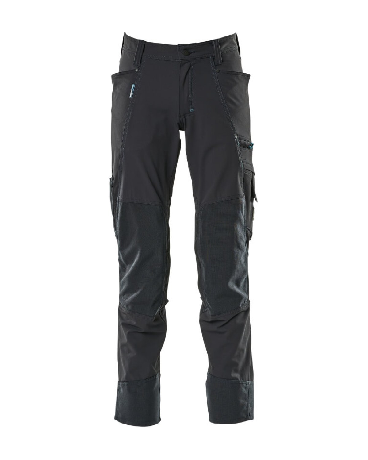 MASCOT Advanced Hose mit Knietaschen in Schwarzblau – Vorderansicht