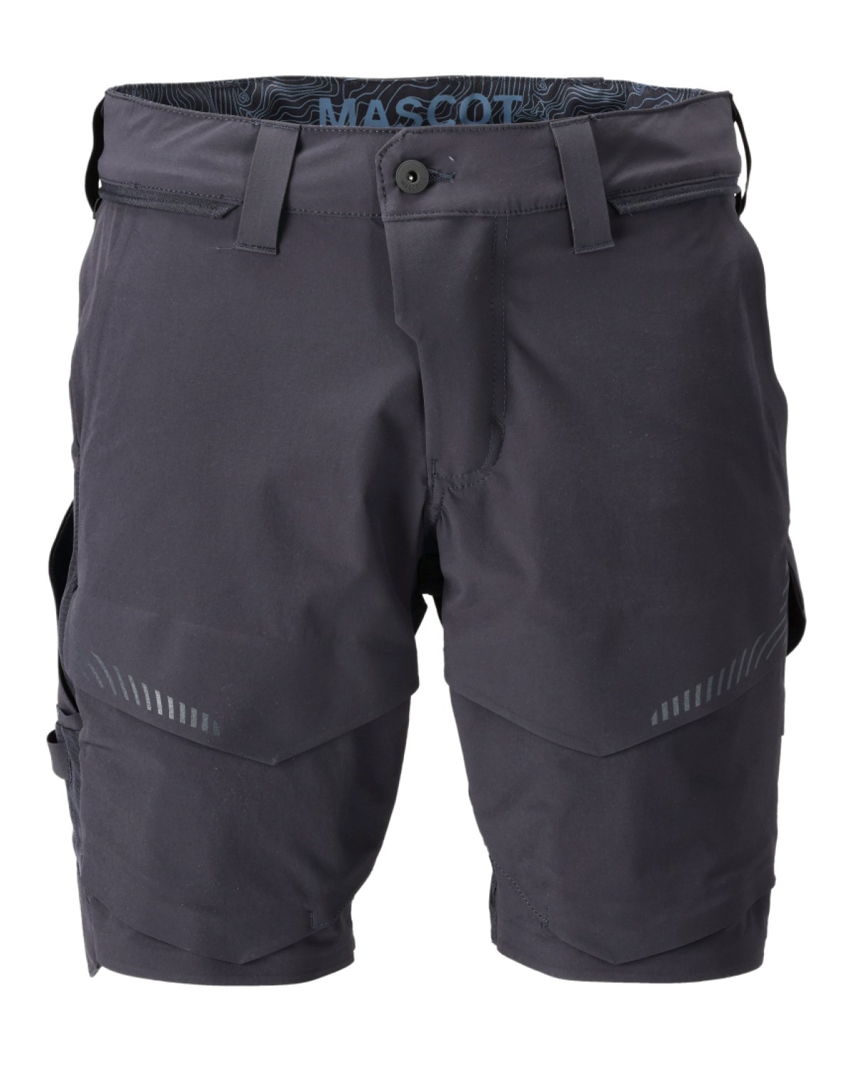 MASCOT Customized Shorts in Schwarzblau – Vorderansicht