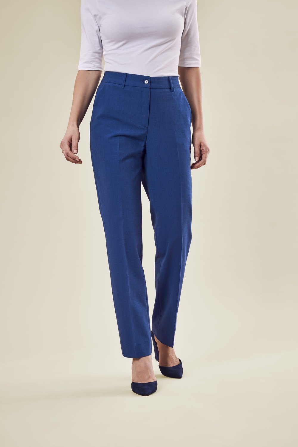 Greiff Damen-Hose RF Premium in Italian Blue – Modellansicht
