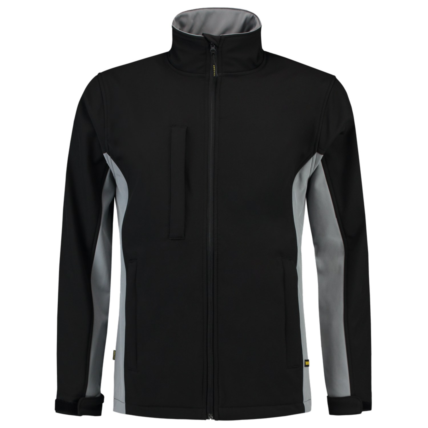 TRICORP Softshelljacke Bicolor in Black-Grey – Vorderansicht