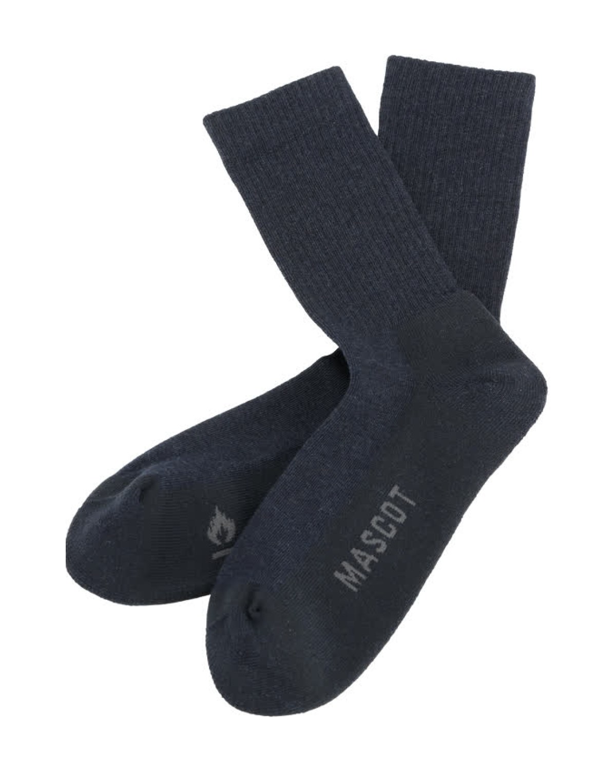 MASCOT Complete Socken in Schwarzblau – Vorderansicht