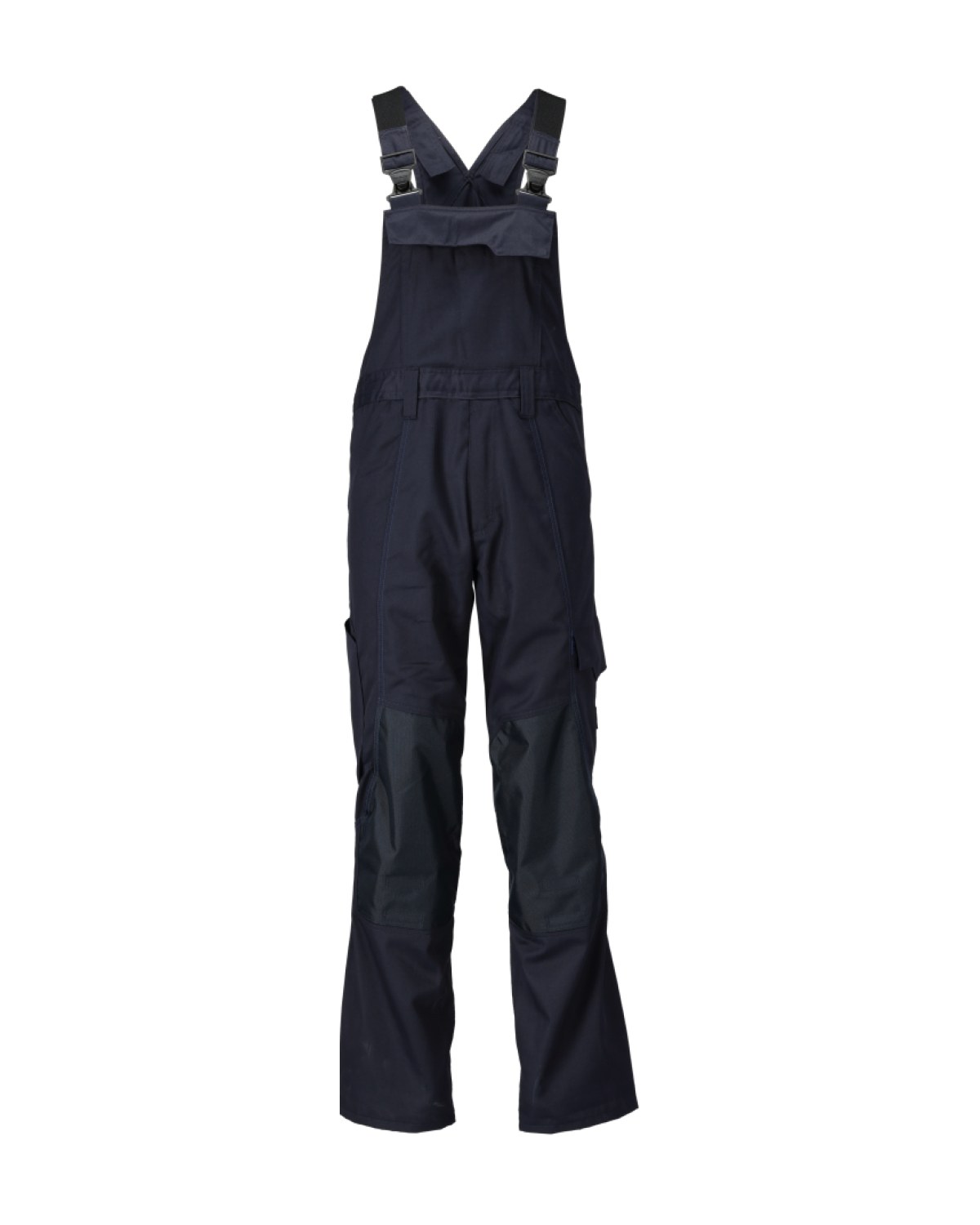 MASCOT Accelerate Latzhose mit Knietaschen in Schwarzblau – Vorderansicht