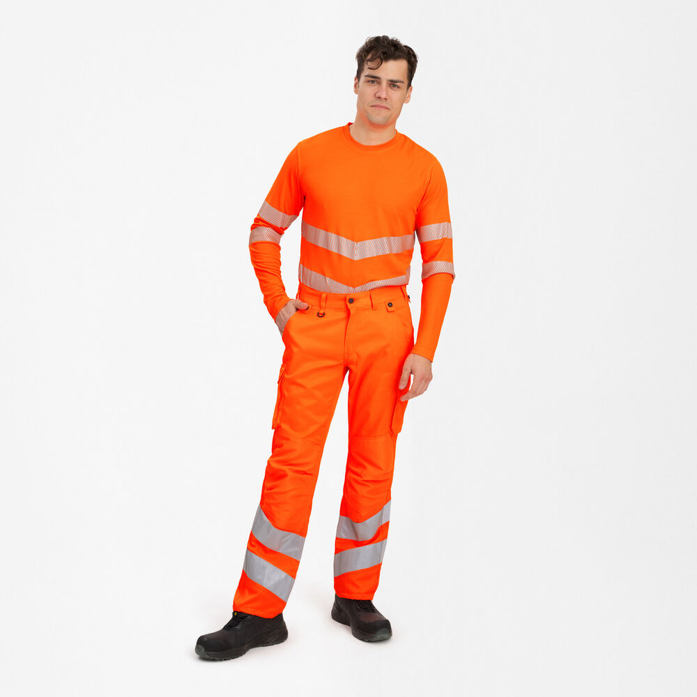 ENGEL Safety 2545-319 Light Arbeitshose in Hi-Vis Orange – Modellansicht