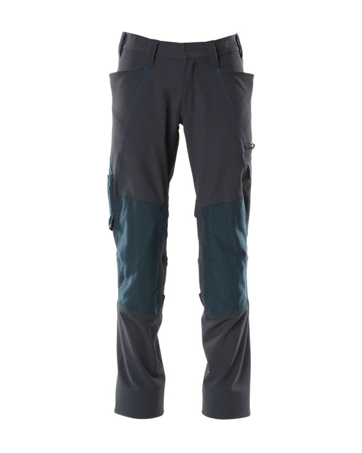 MASCOT Accelerate Hose mit Knietaschen in Schwarzblau – Vorderansicht