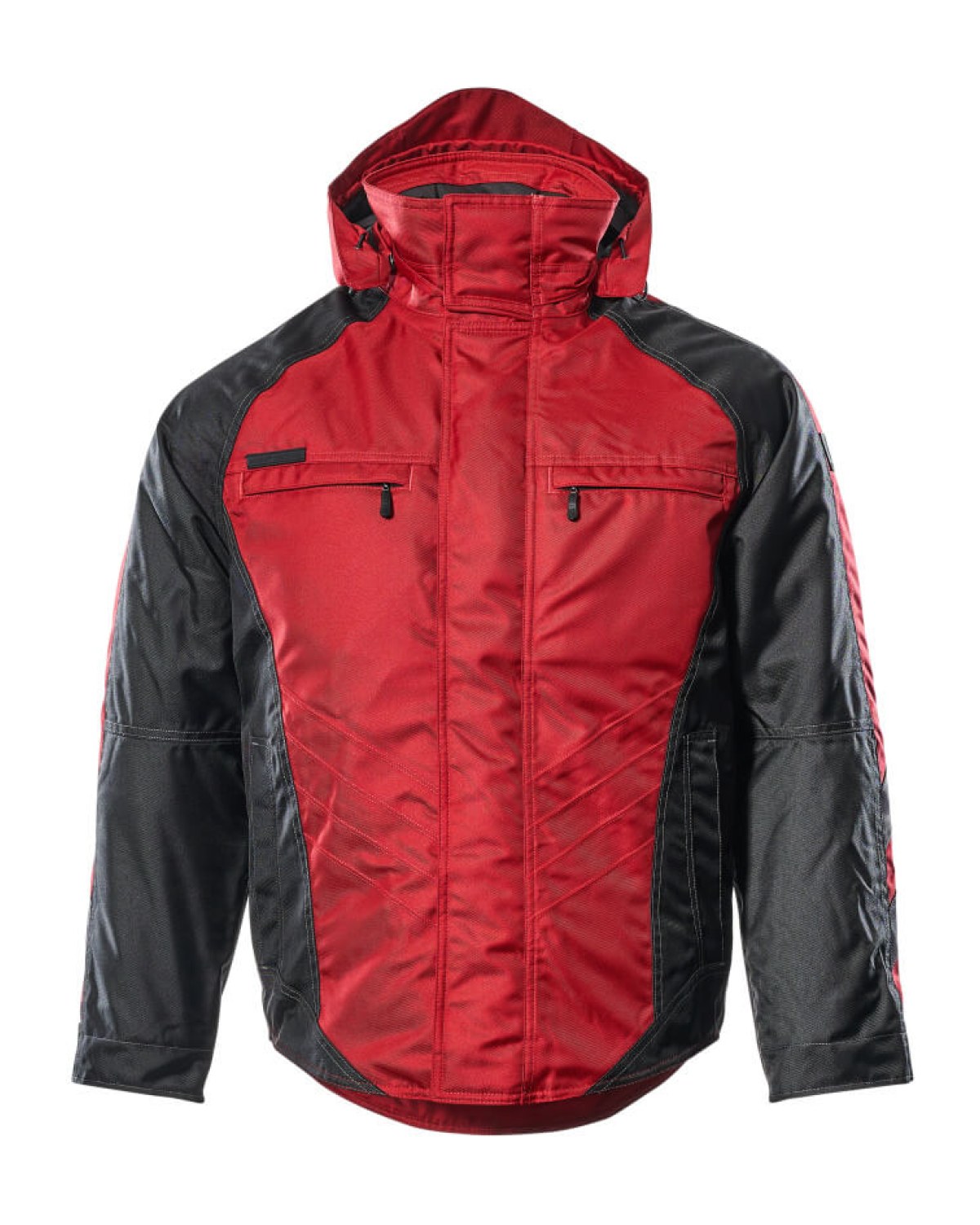 MASCOT Frankfurt Winterjacke in Rot/Schwarz – Vorderansicht