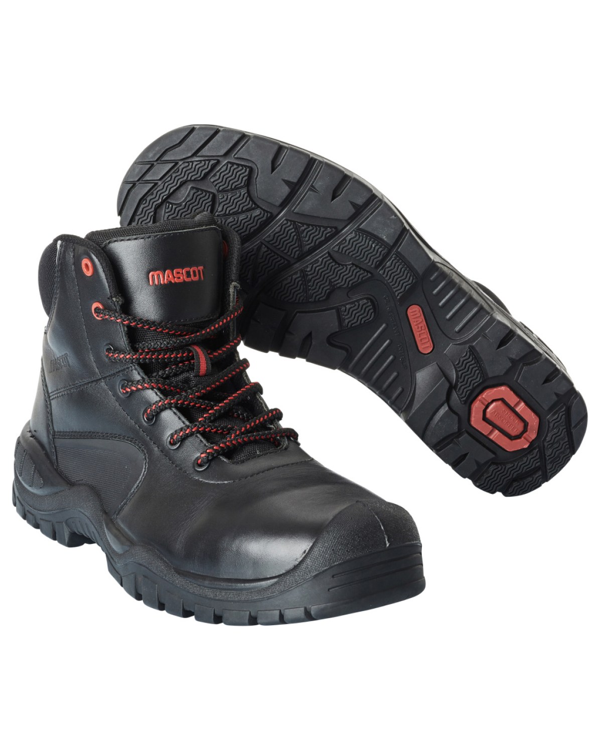 MASCOT Industry Sicherheitsstiefel in Schwarz – Vorderansicht