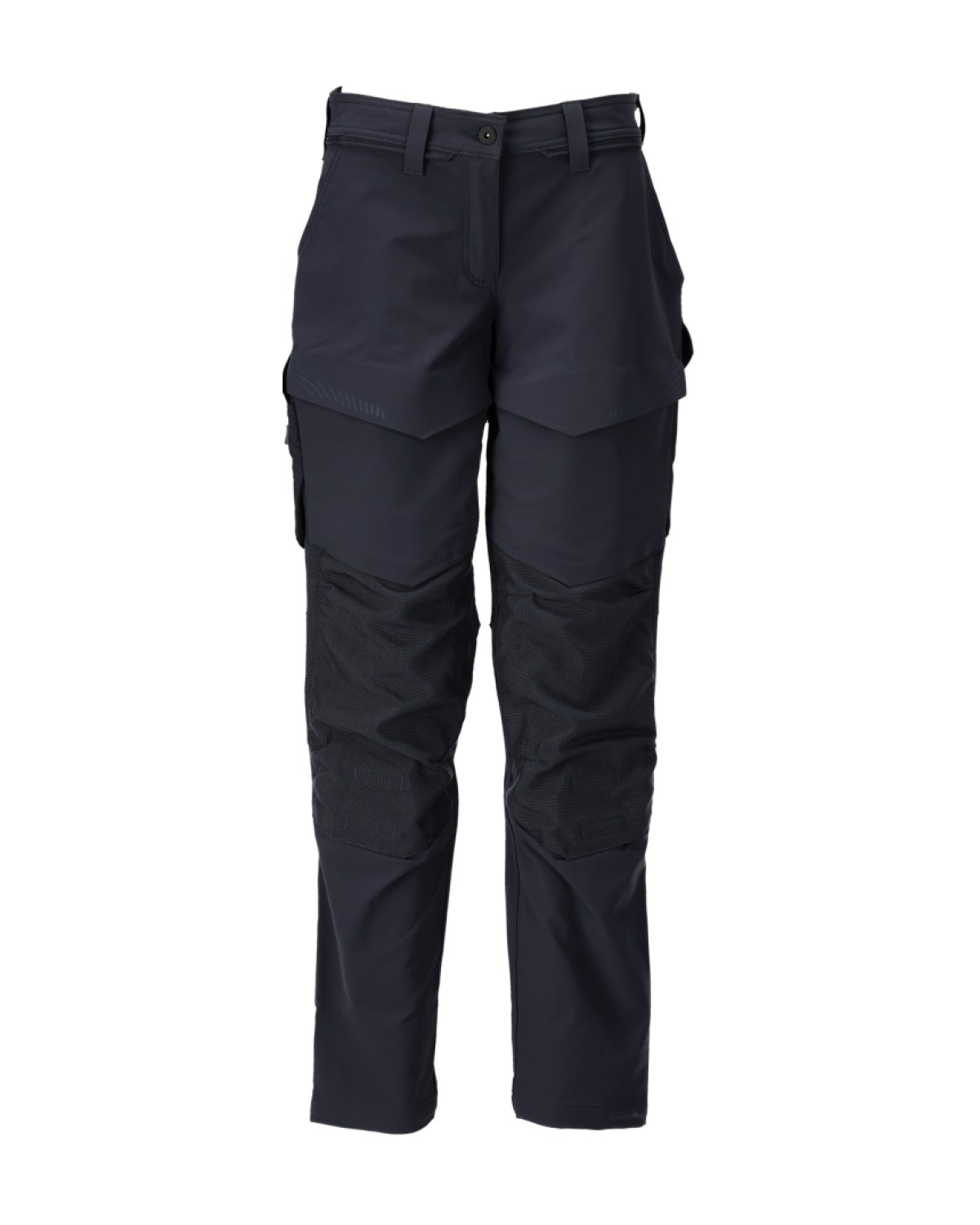 MASCOT Customized Hose mit Knietaschen (Damen) in Schwarzblau – Vorderansicht