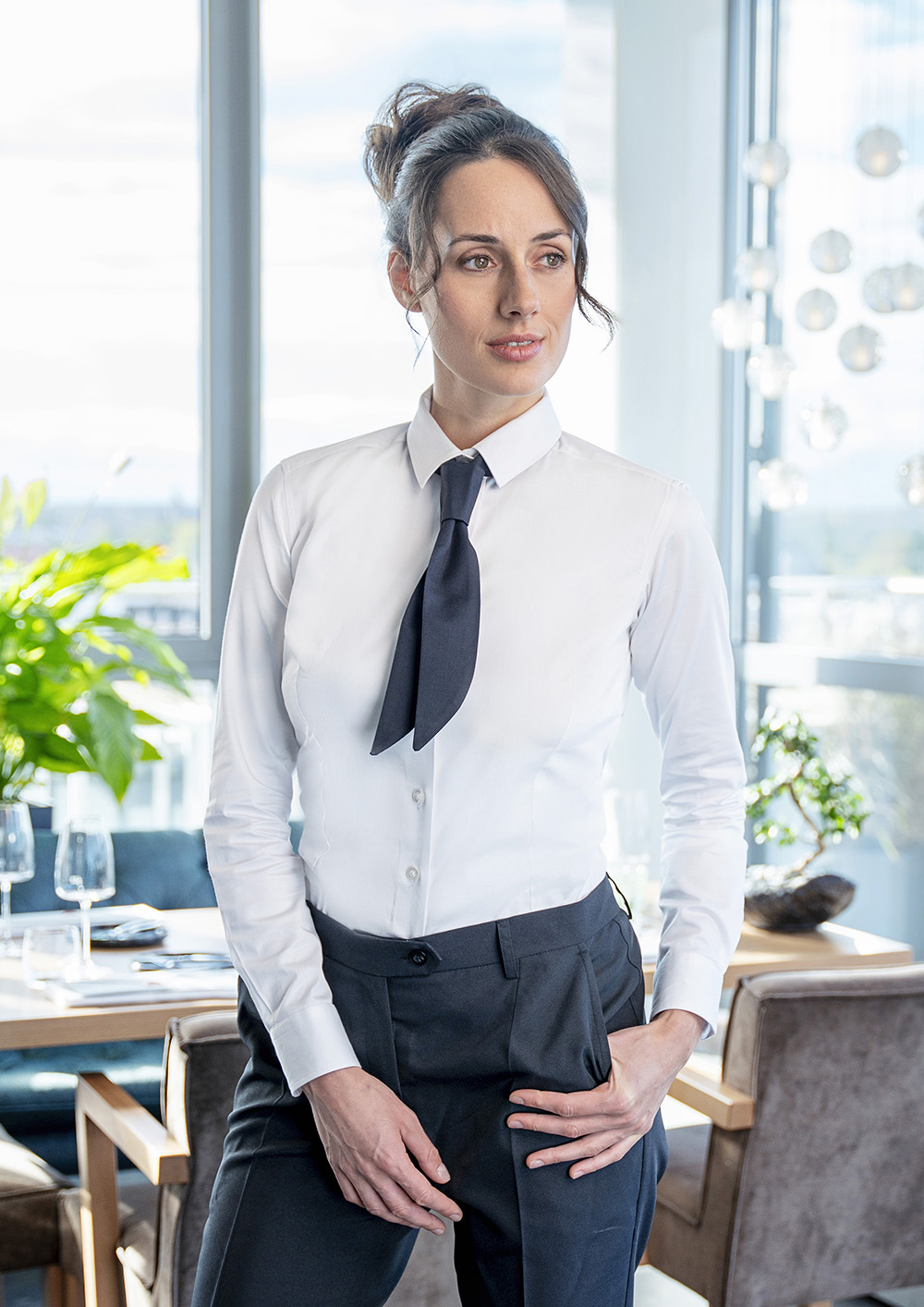Karlowsky Serviceschleife in Schwarz – Modellansicht