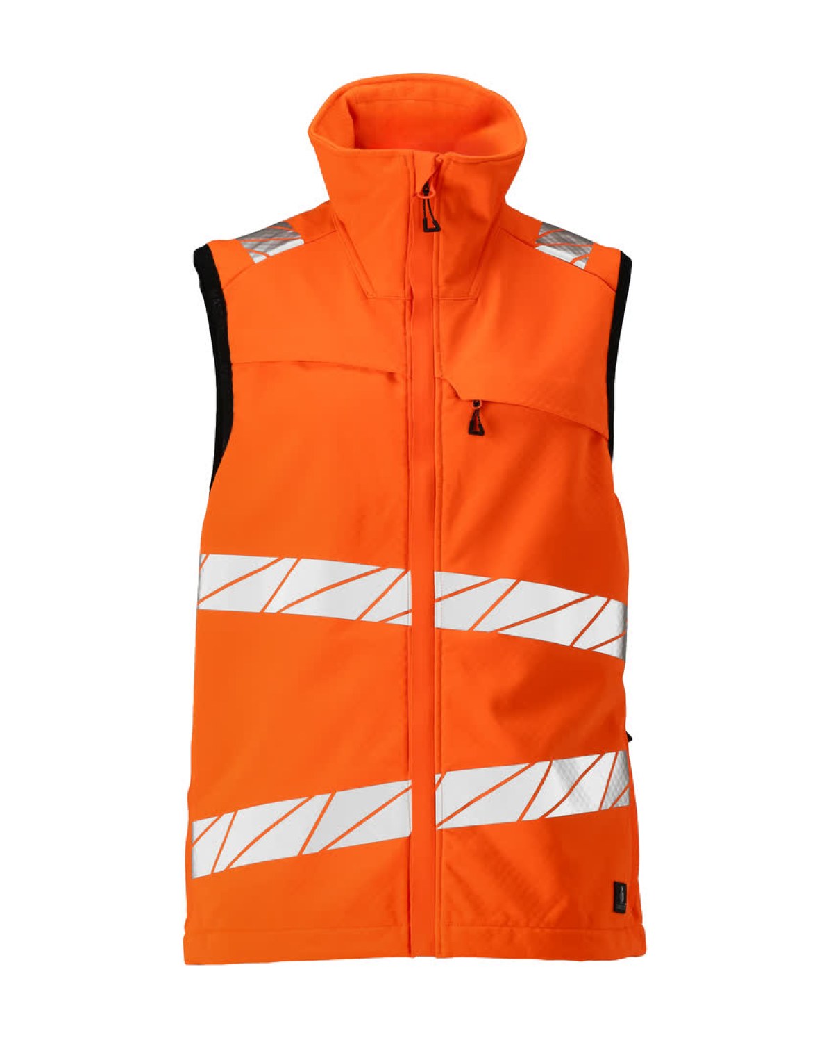MASCOT Accelerate Safe Softshellweste in Hi-Vis Orange – Vorderansicht
