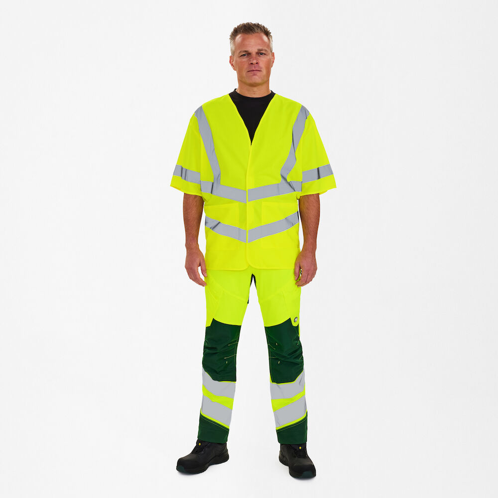 ENGEL Safety 5031-240 Weste mit Ärmeln in Gelb – Modellansicht