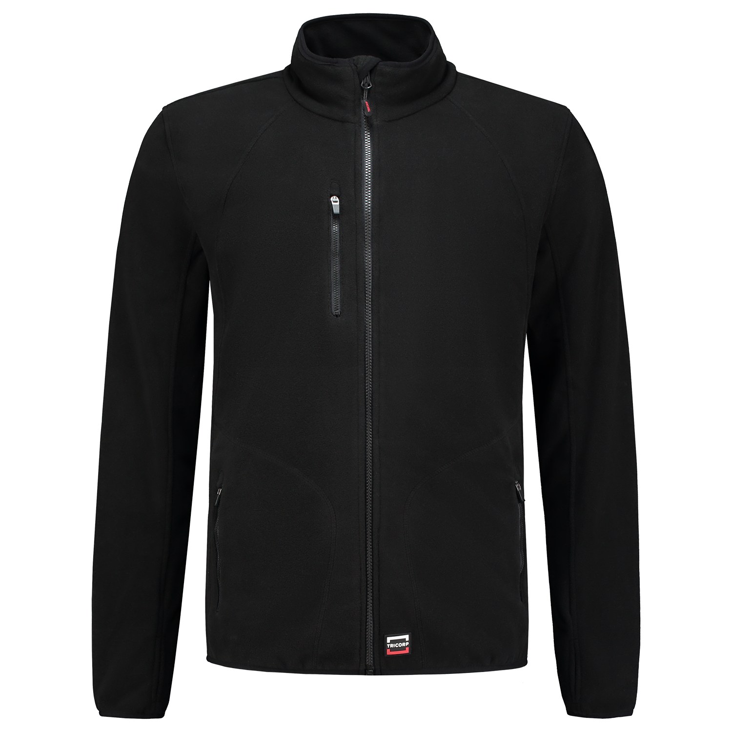 TRICORP Fleece-Jacke Exzellent Herren in Black – Vorderansicht