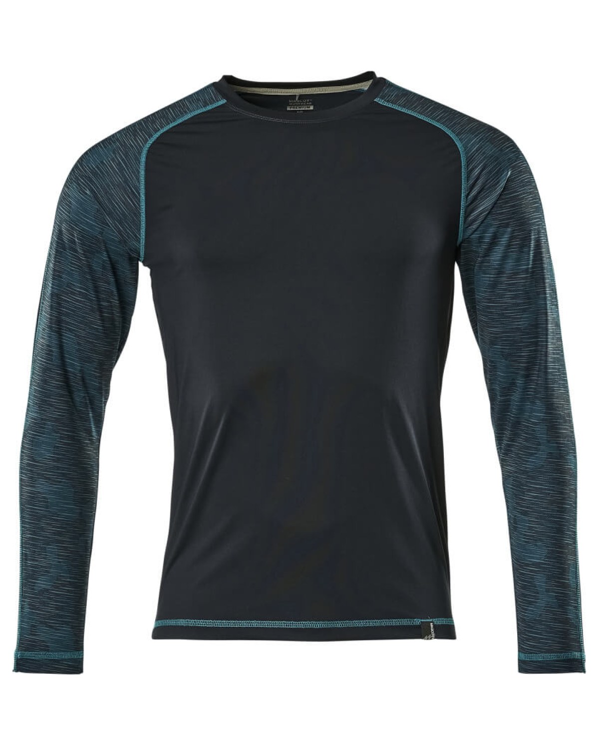 MASCOT Advanced Langarmshirt in Schwarzblau – Vorderansicht