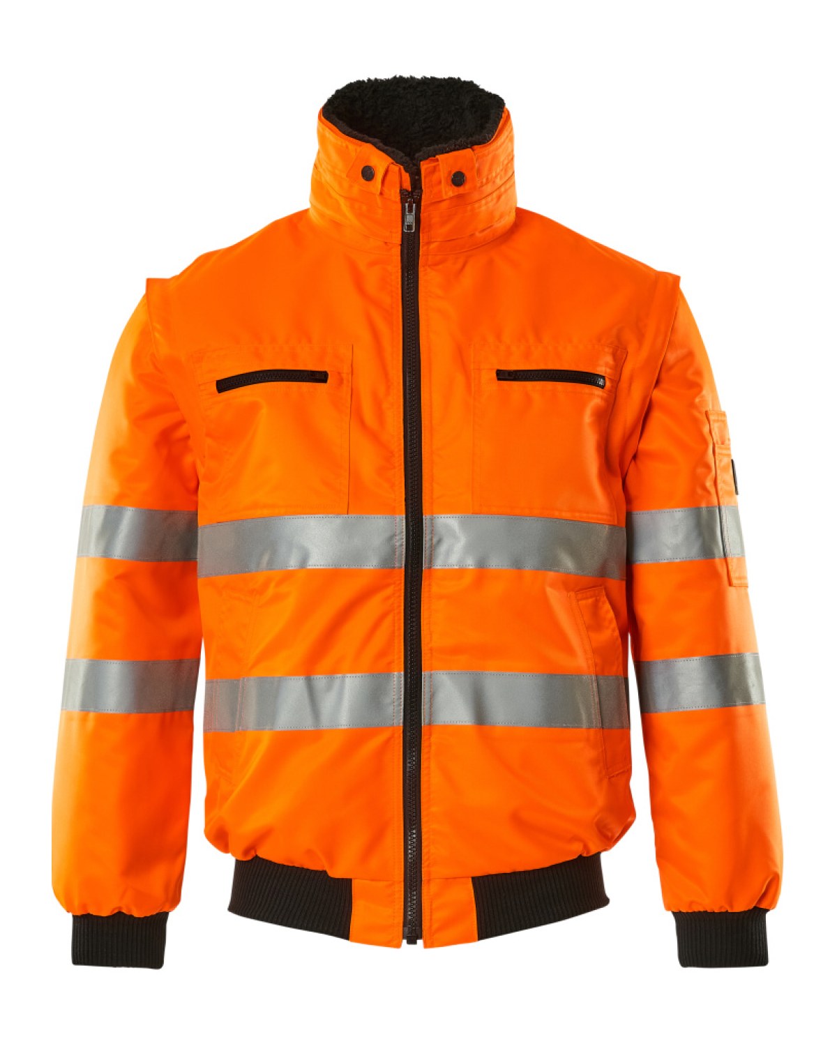 MASCOT Kaprun Pilotjacke in Hi-Vis Orange – Vorderansicht