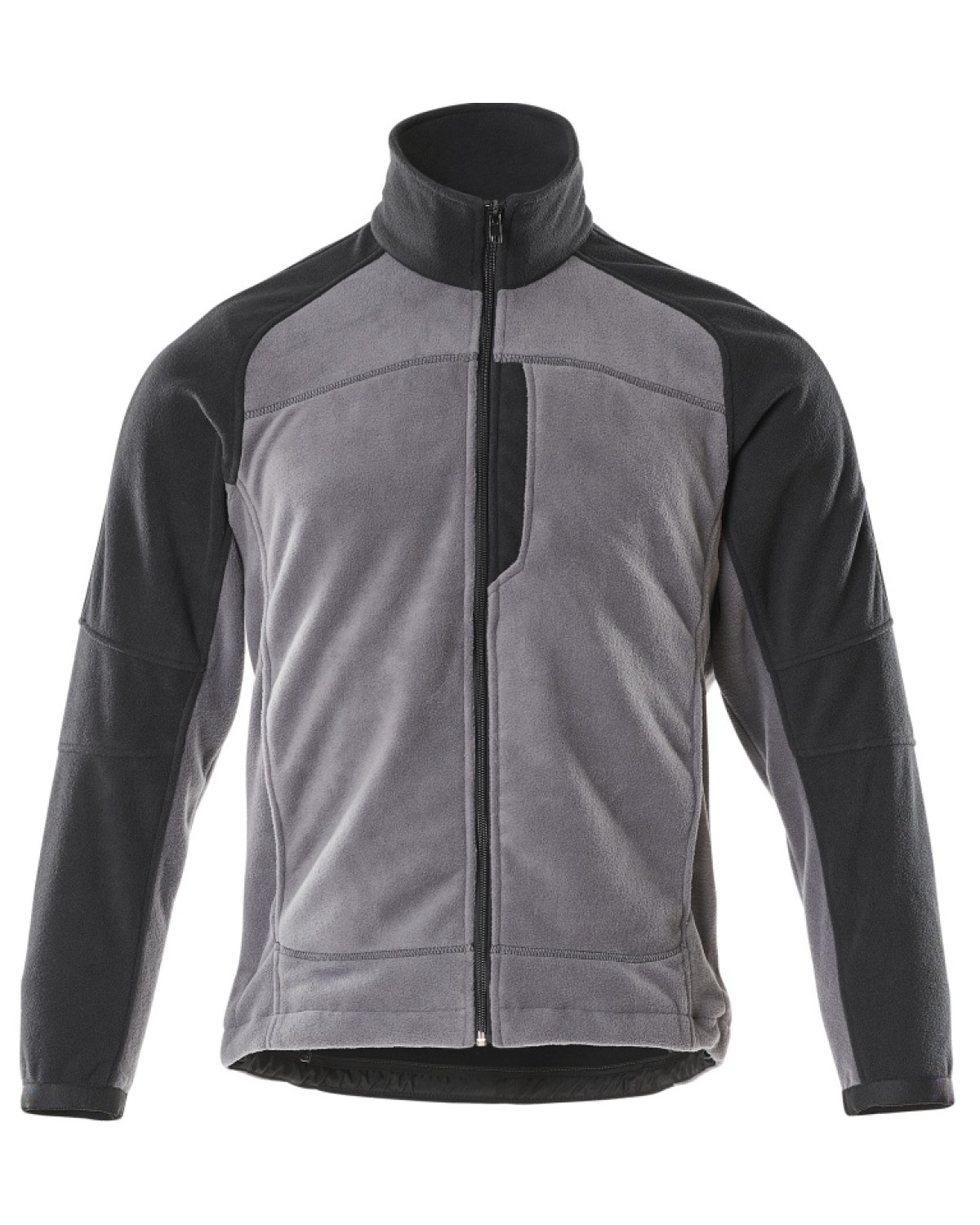 MASCOT Messina Fleecejacke in Anthrazit/Schwarz – Vorderansicht