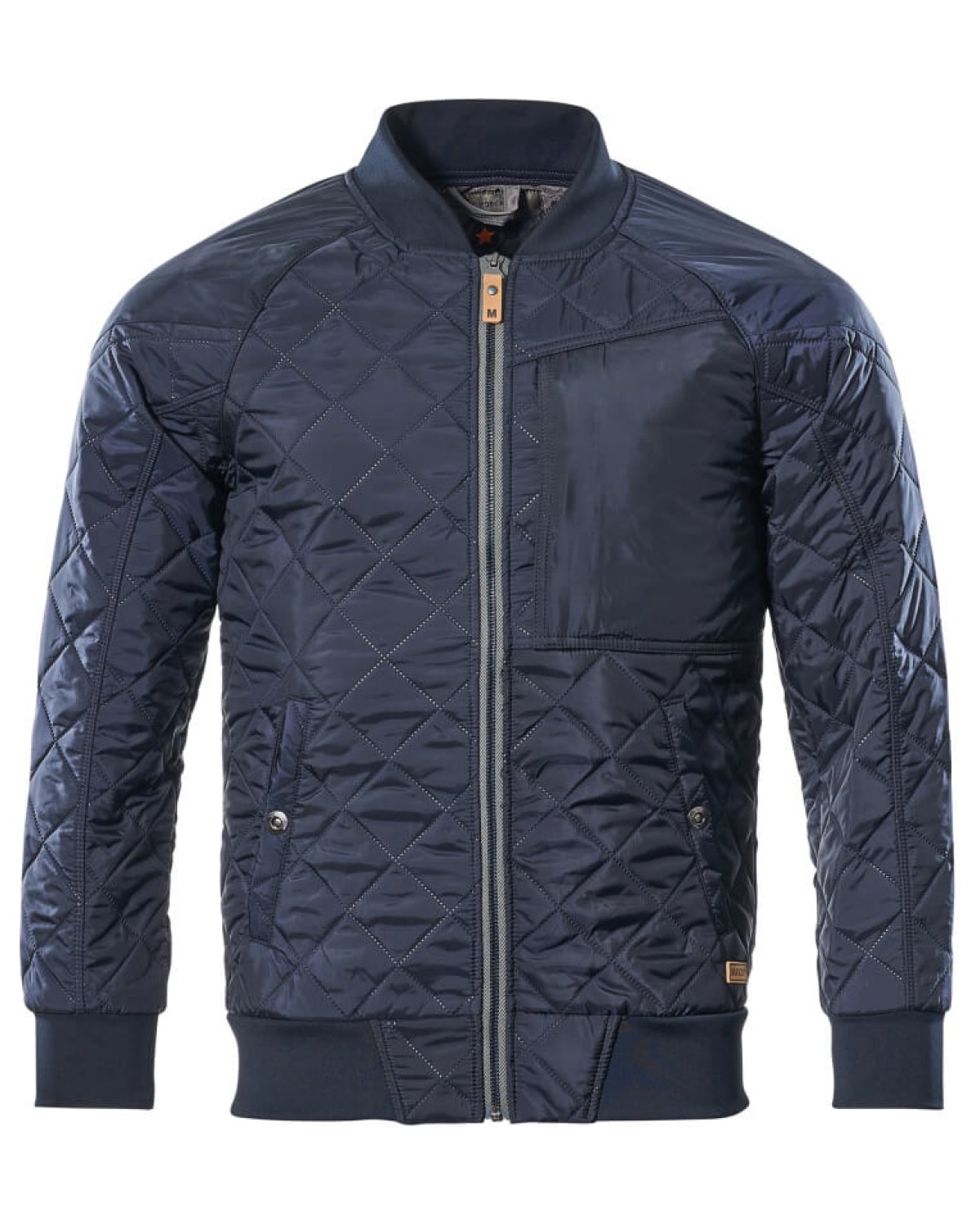 MASCOT Advanced Thermojacke in Schwarzblau – Vorderansicht