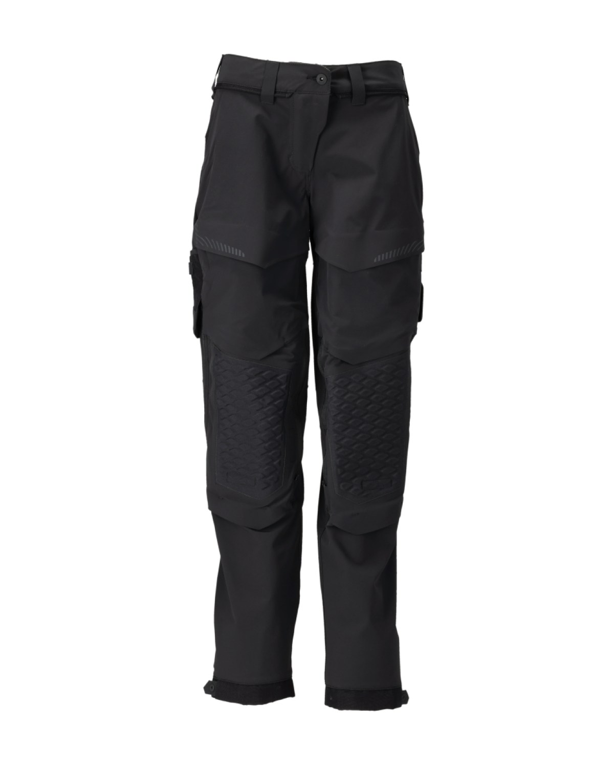 MASCOT Customized Hose mit Knietaschen (Damen) in Schwarz – Vorderansicht