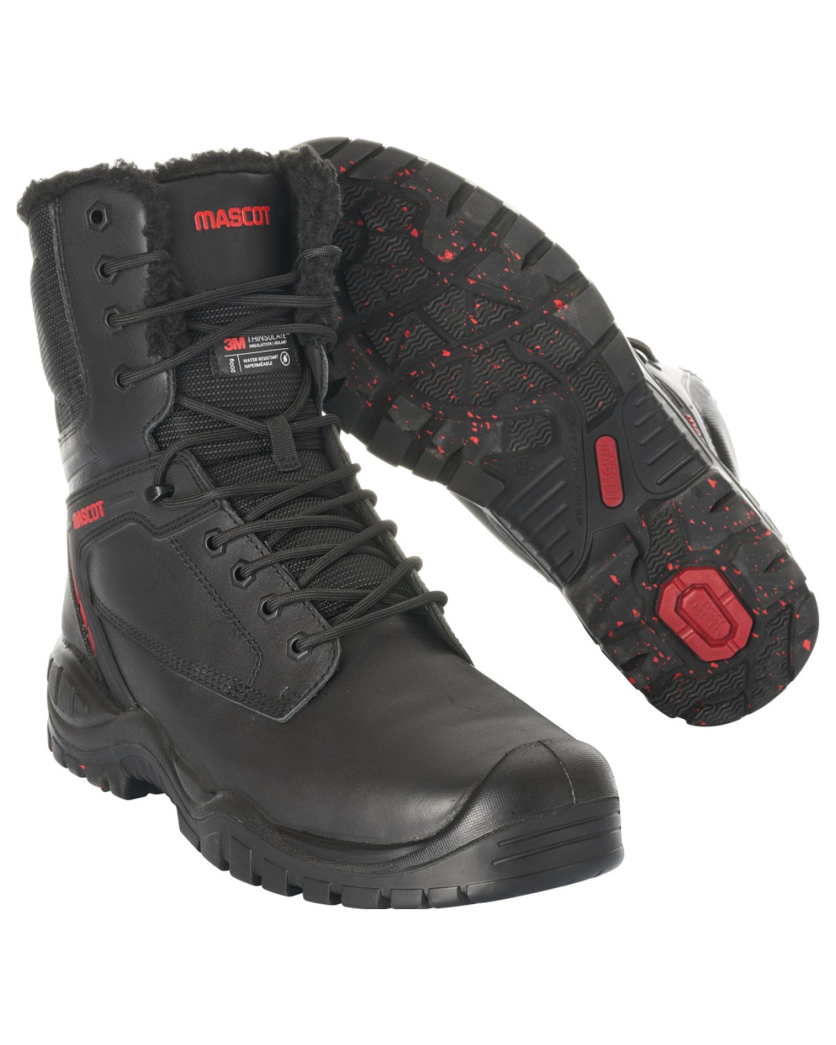 MASCOT Industry Sicherheitsstiefel in Schwarz – Vorderansicht
