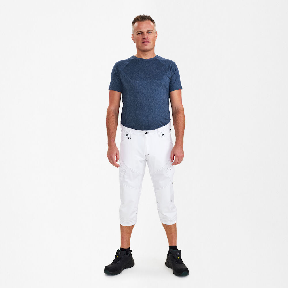 ENGEL X-treme3/4-Hose 6369-317 mit 4-Wege-Stretch in Weiss – Modellansicht