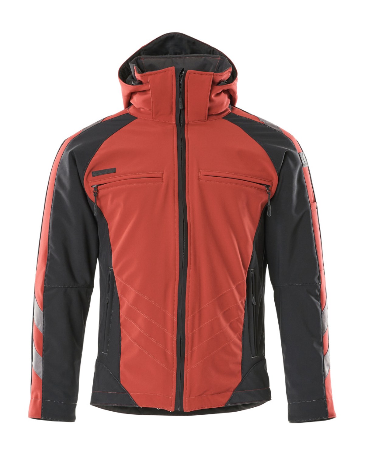 MASCOT Darmstadt Winterjacke in Rot/Schwarz – Vorderansicht