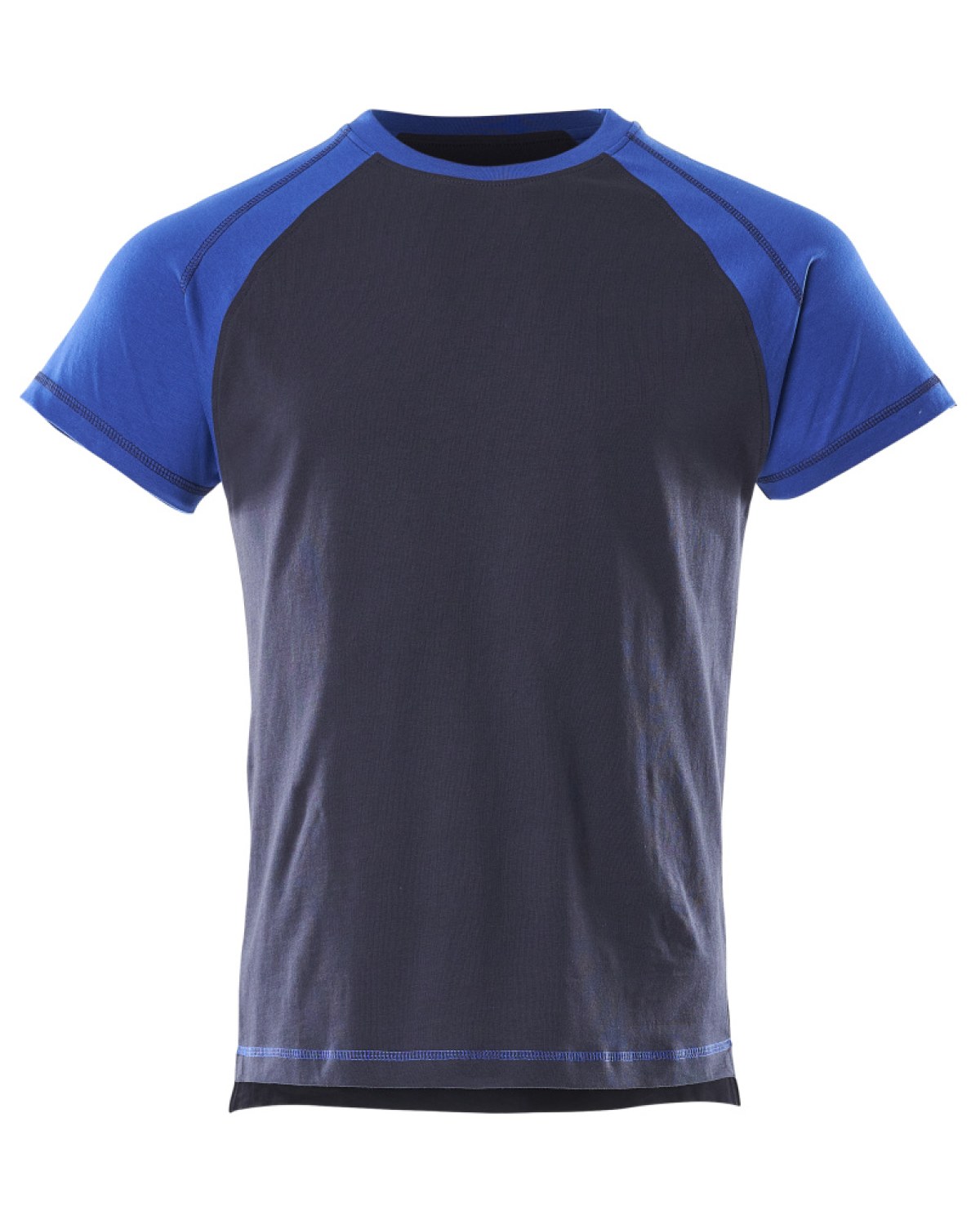 MASCOT Albano T-Shirt in Marine/Kornblau – Vorderansicht