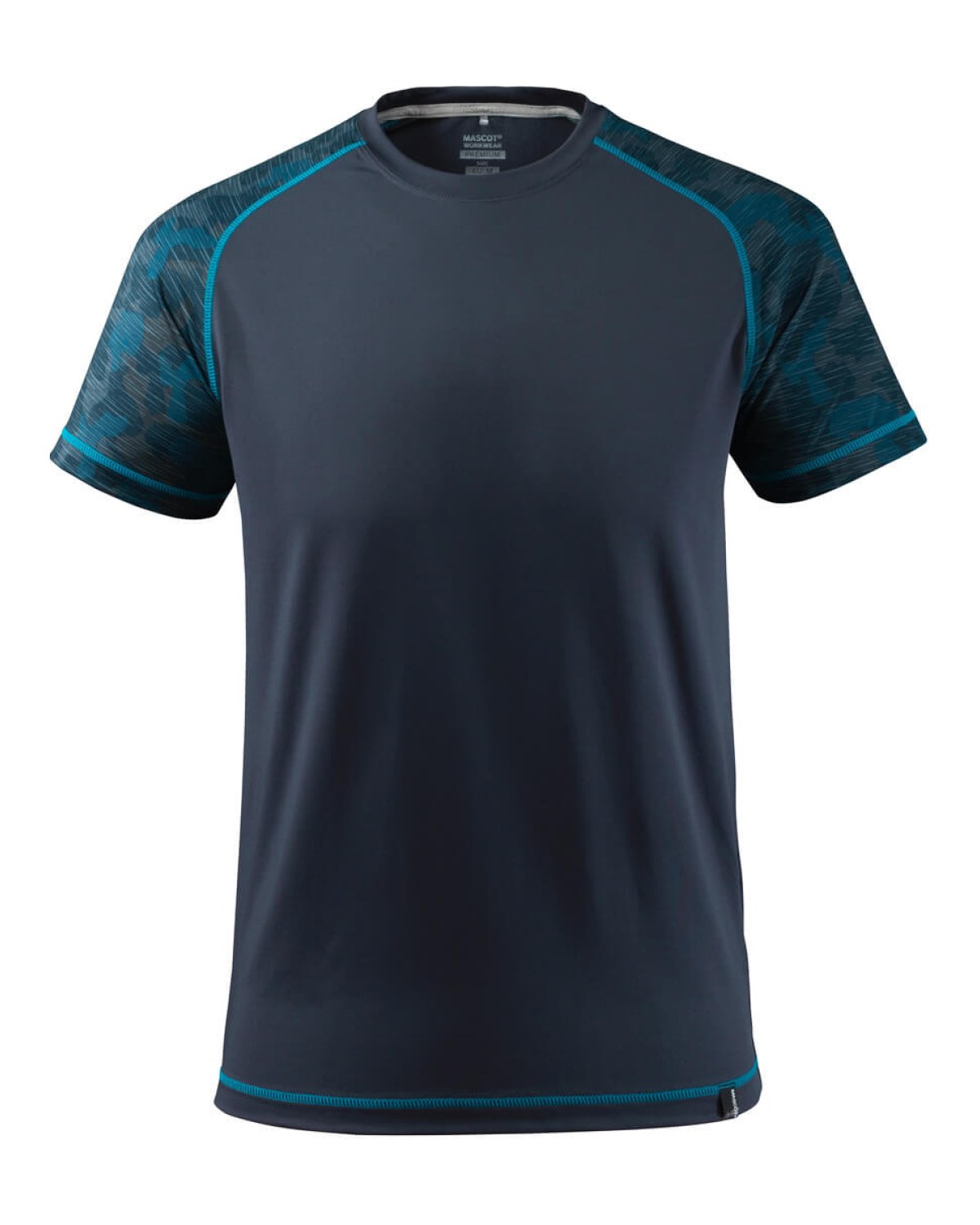 MASCOT Advanced T-Shirt in Schwarzblau – Vorderansicht