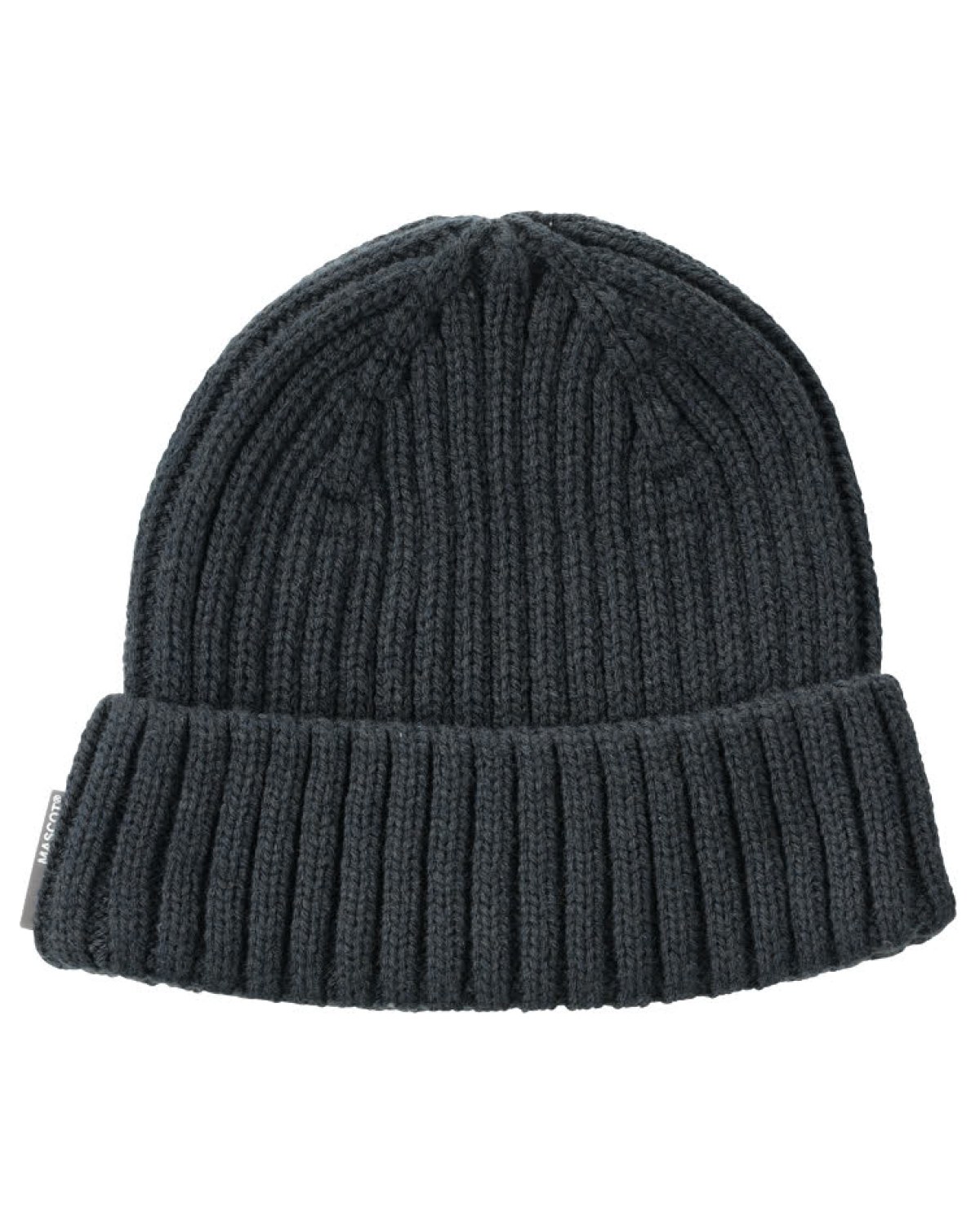 MASCOT Customized Strickmütze in Schwarzblau – Vorderansicht