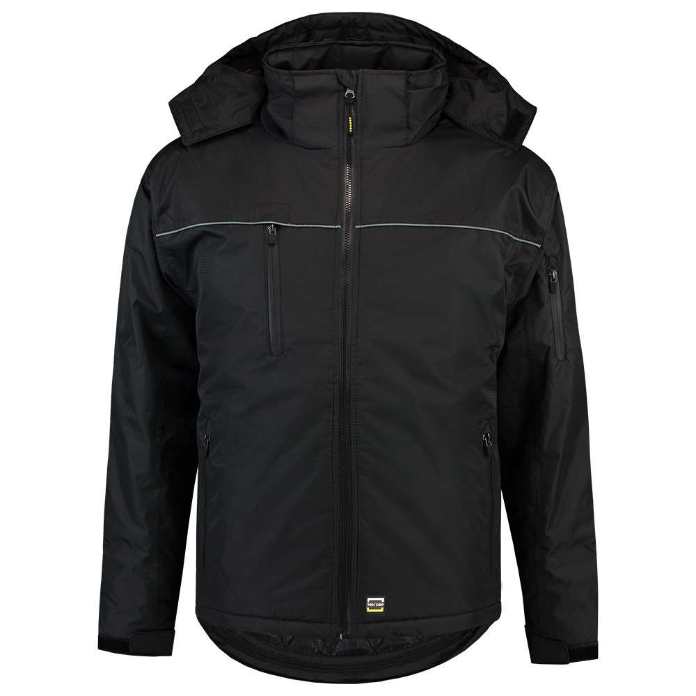 TRICORP Midi Parka in Black – Vorderansicht