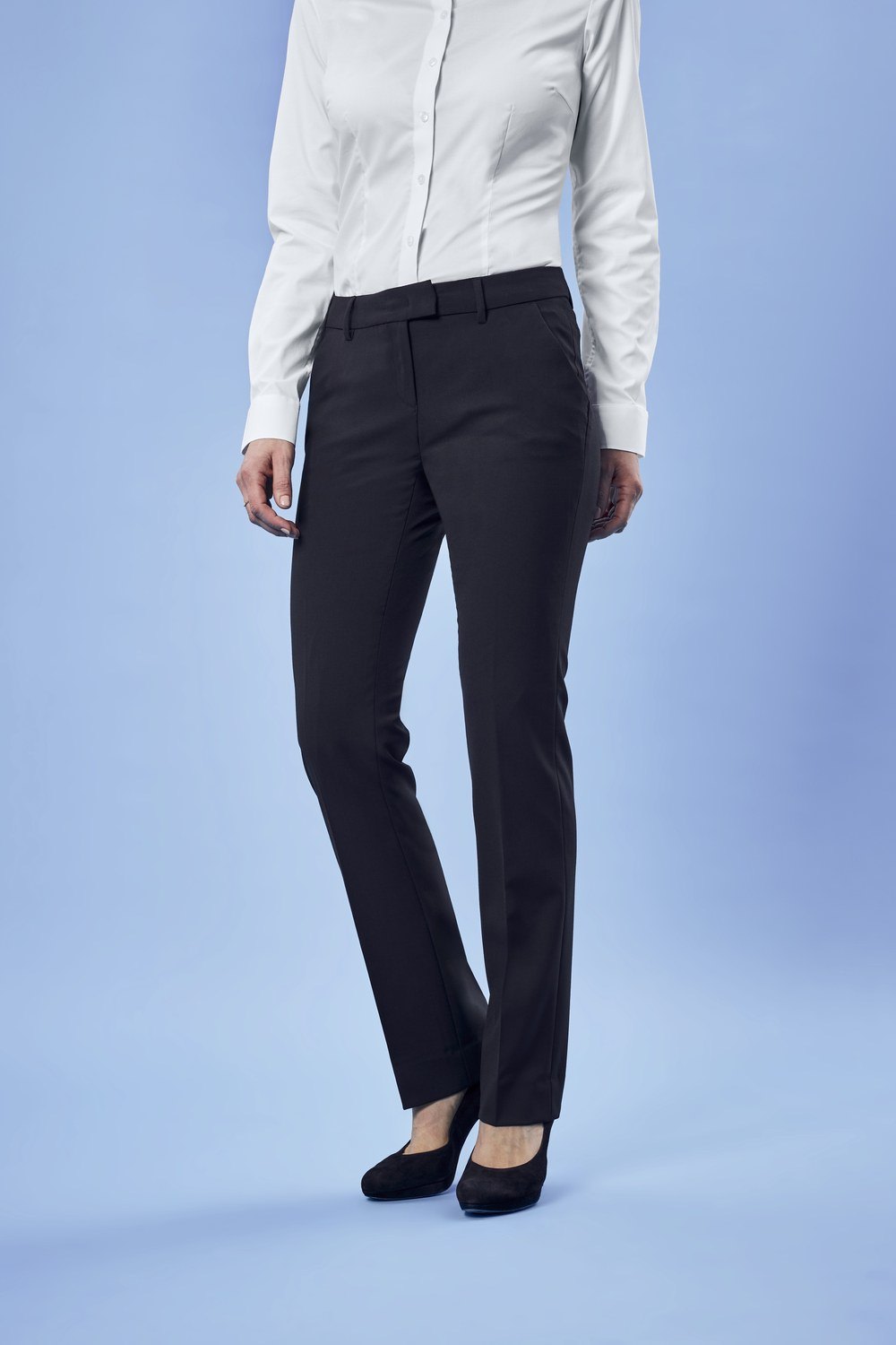 Greiff Damen-Hose RF Premium in Schwarz – Modellansicht