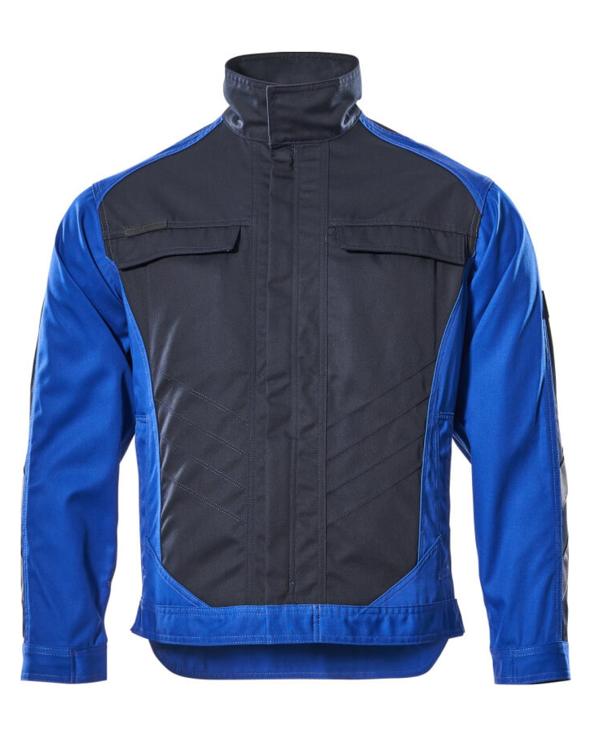 MASCOT Fulda Jacke in Schwarzblau/Kornblau – Vorderansicht