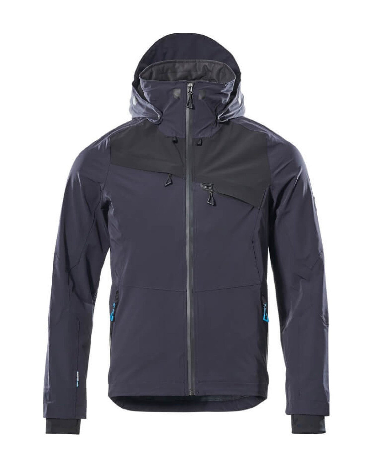 MASCOT Advanced Hardshelljacke in Schwarzblau/Schwarz – Vorderansicht
